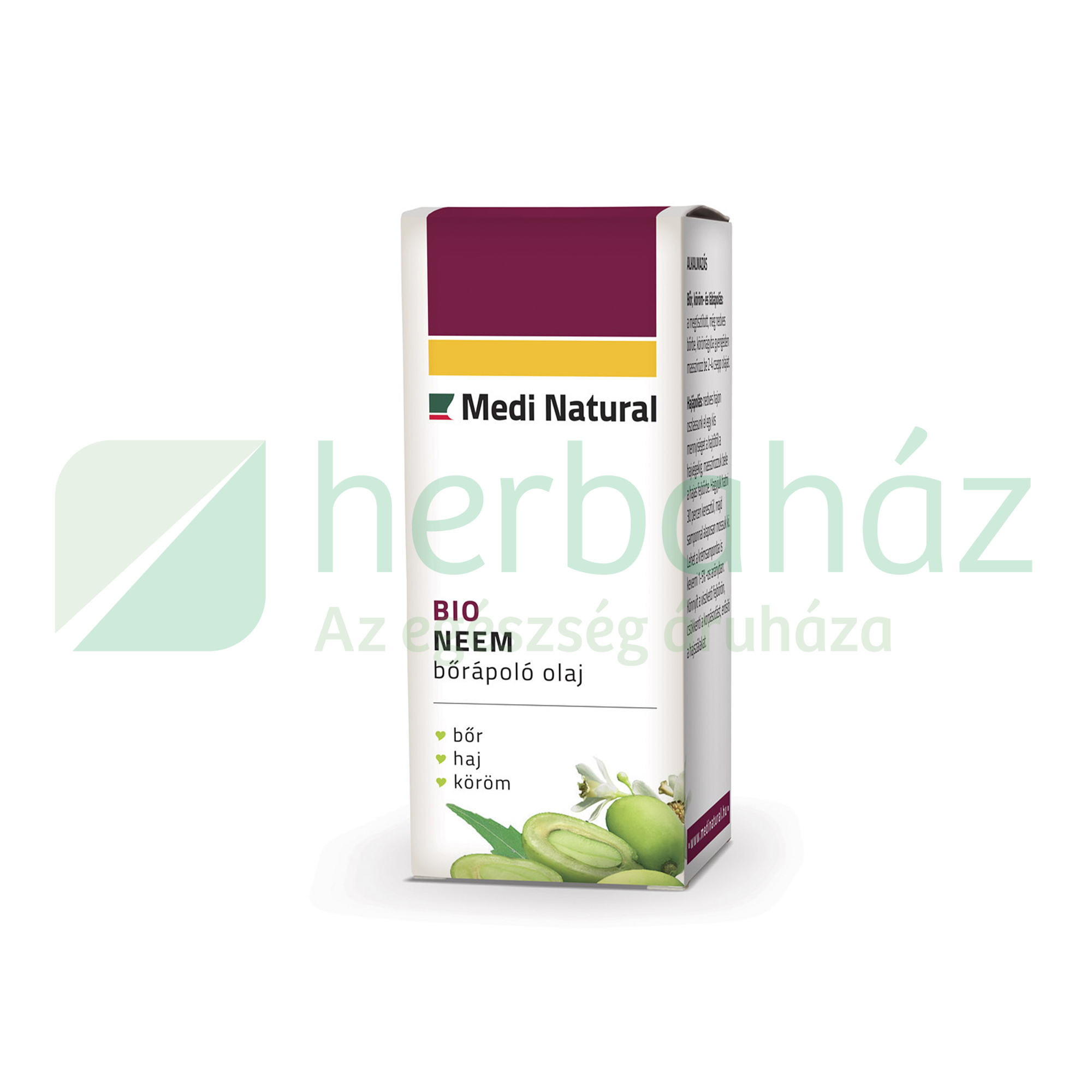 MEDINATURAL BŐRÁPOLÓ OLAJ NEEM 20ML