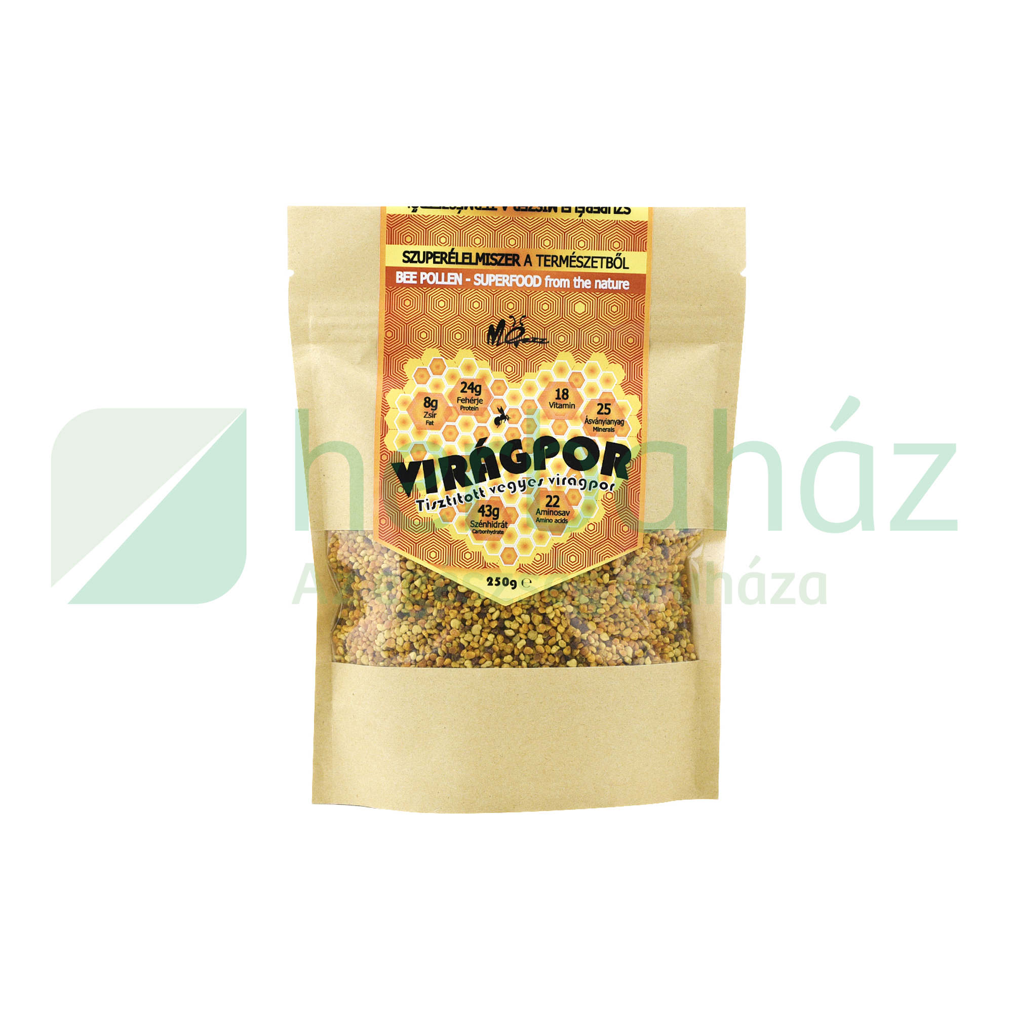 MÉZZZ - VIRÁGPOR, VEGYES, TISZTÍTOTT 250G