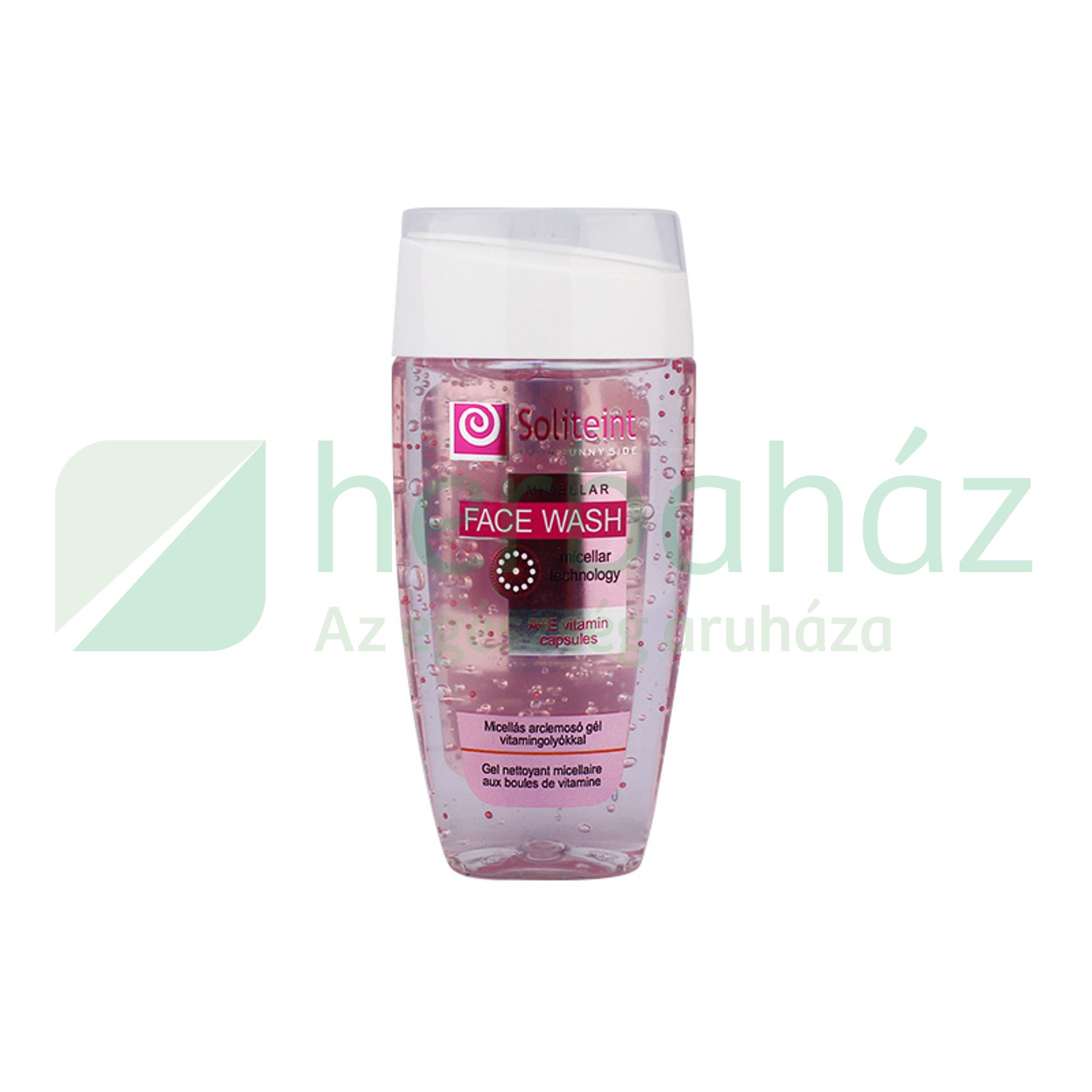 SOLITEINT MICELLÁS ARCLEMOSÓ GÉL VITAMINGOLYÓKKAL 150ML