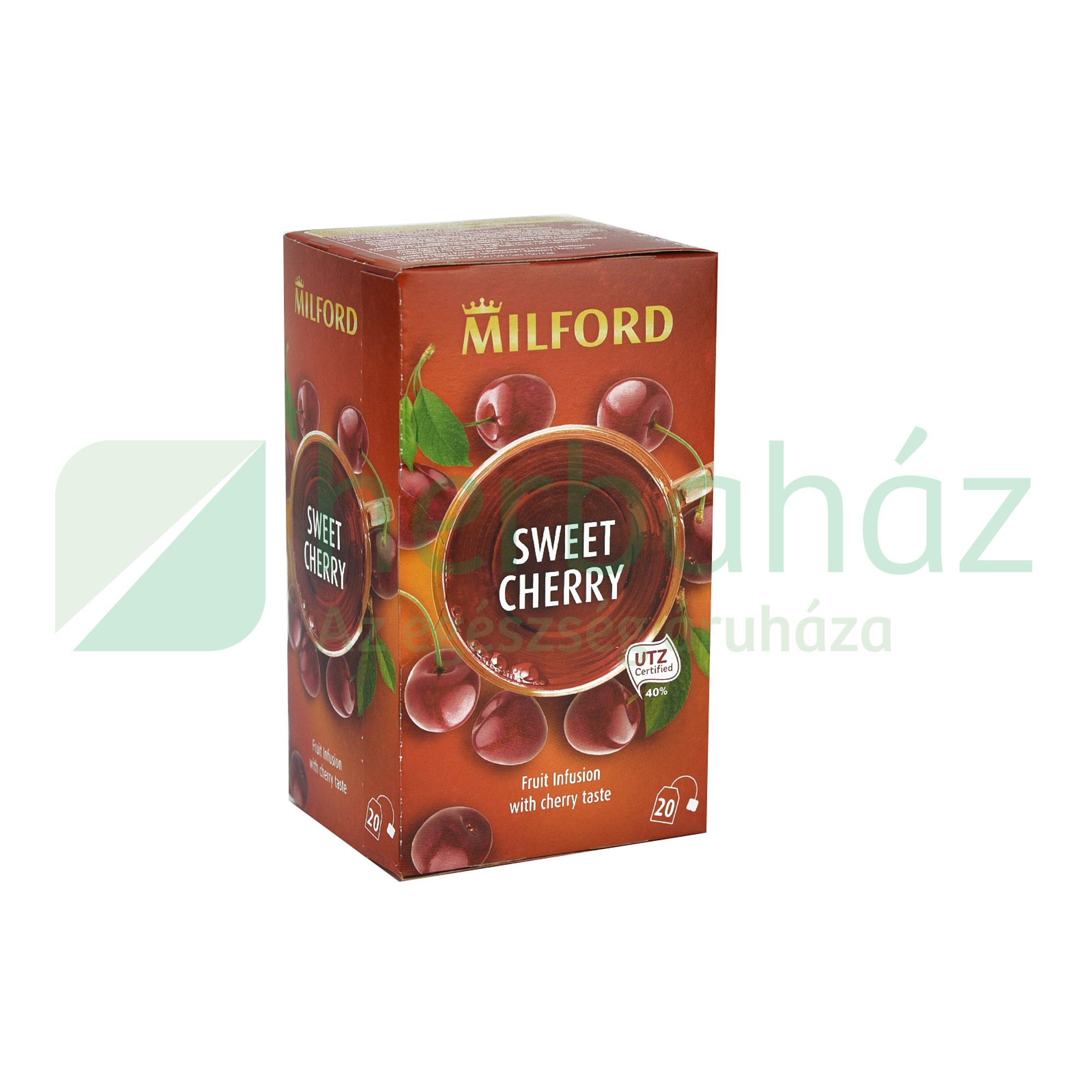 MILFORD TEA CSERESZNYE ÍZŰ TEA FILTERES 20DB