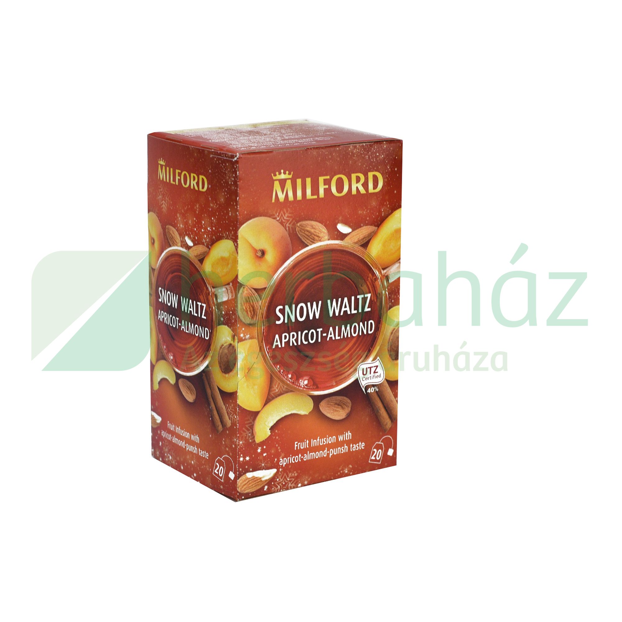 MILFORD TEA SNOW WALTZ GYÜMÖLCS TEA FILTERES 20DB