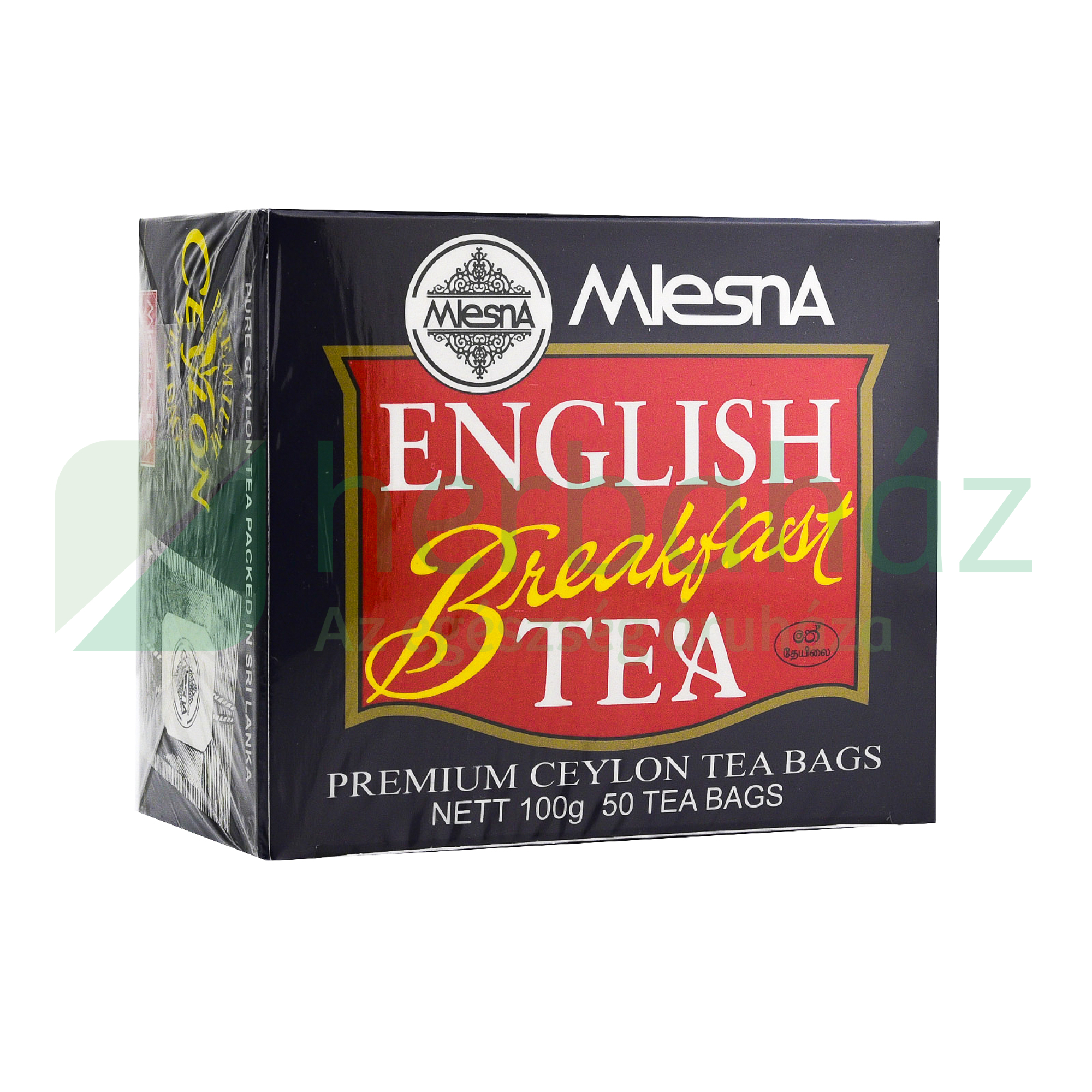 MLESNA ENGLISH BREAKFAST FEKETE TEA FILTERES 50DB