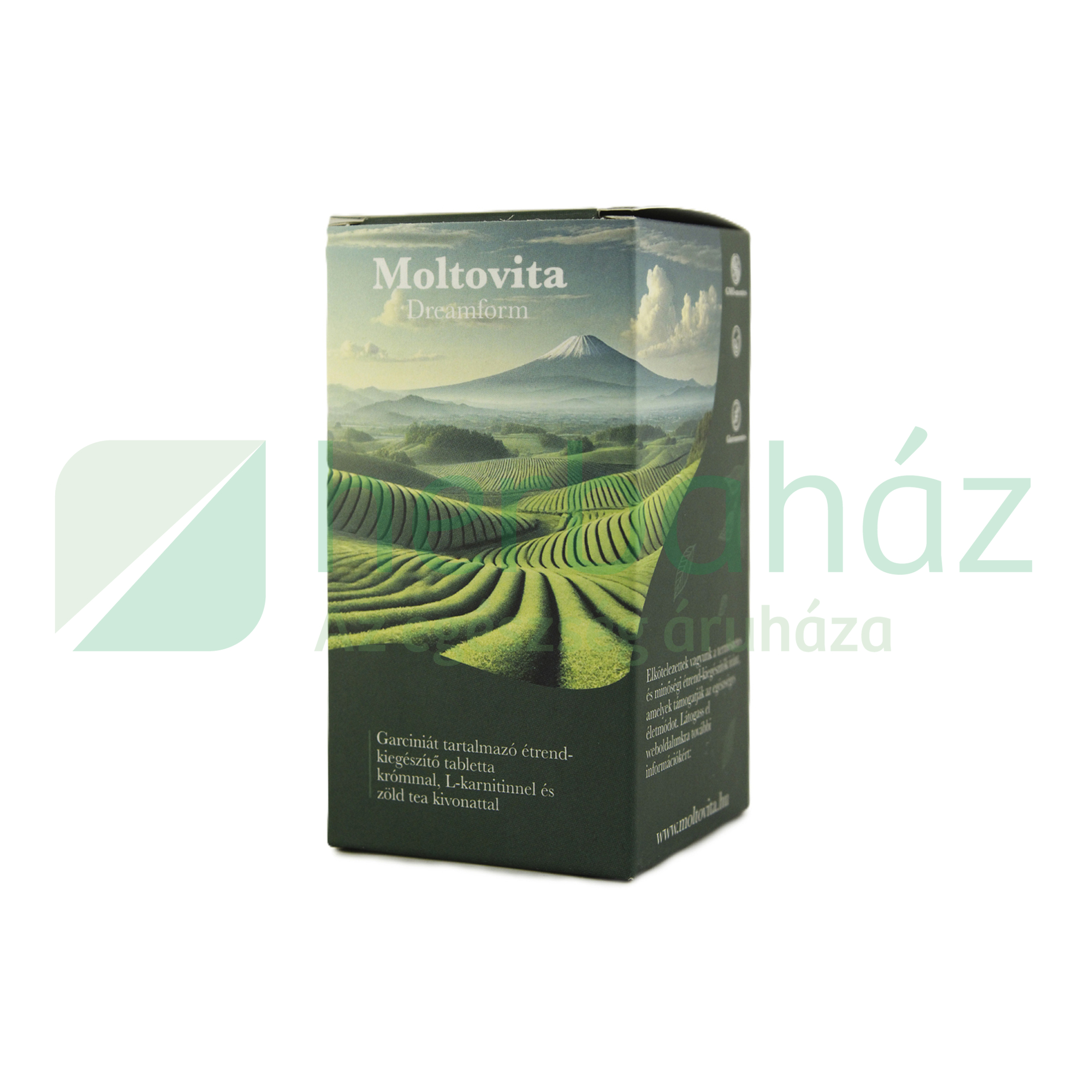 MOLTOVITA DREAMFORM GARCINIA KRÓMMAL, L-KARNITINNEL ÉS ZÖLD TEA KIVONATTAL TABLETTA 60DB