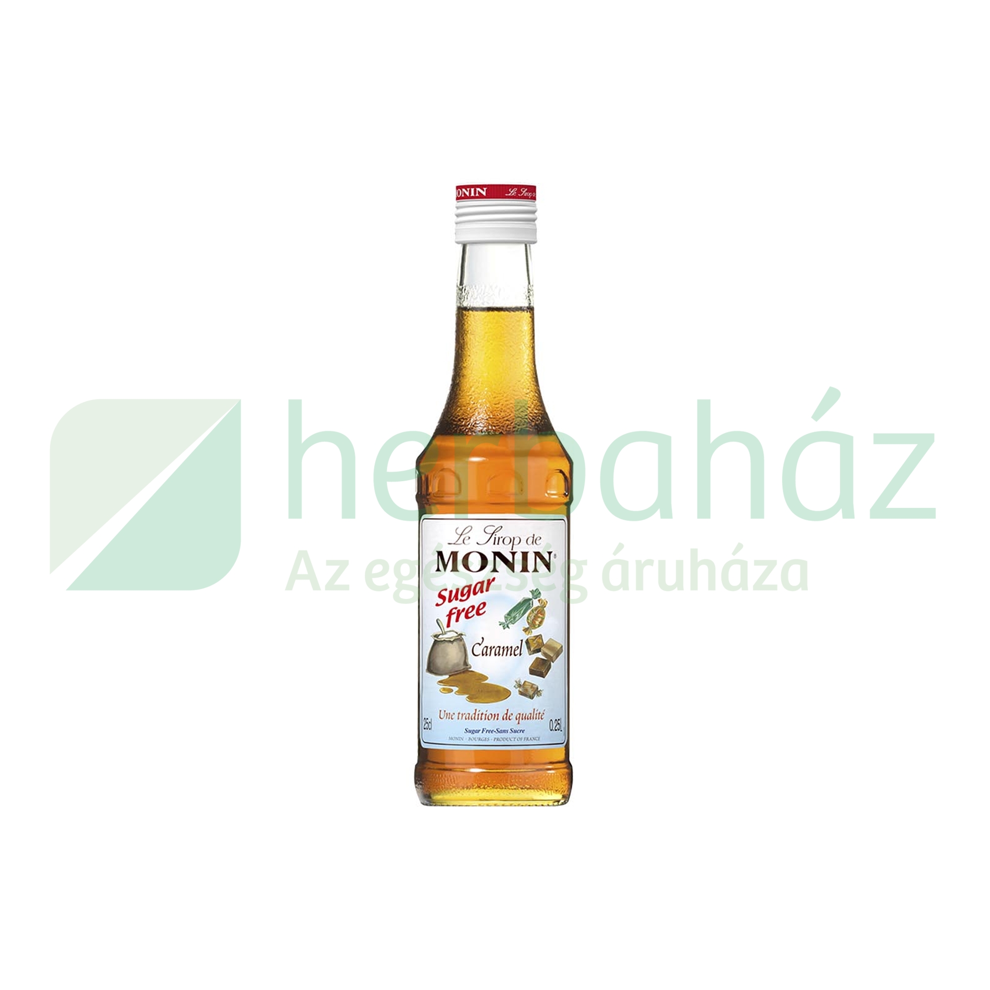 MONIN SZIRUP CUKORMENTES KARAMELL 250ML