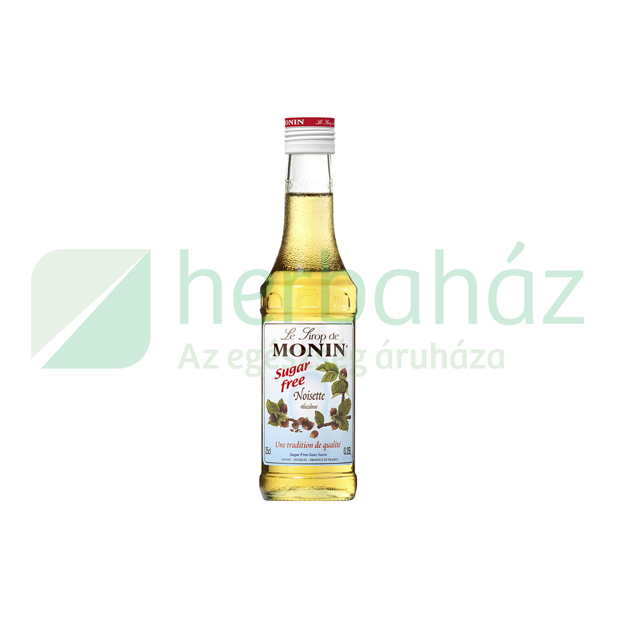 MONIN SZIRUP CUKORMENTES MOGYORÓ 250ML