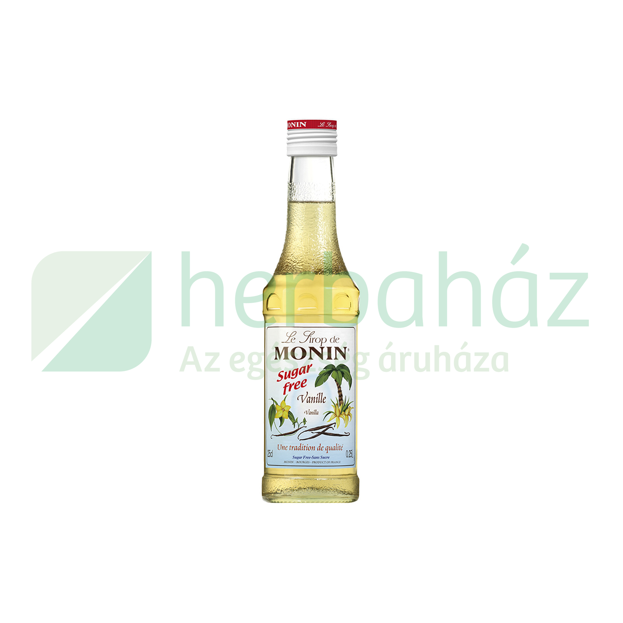 MONIN SZIRUP CUKORMENTES VANÍLIA 250ML