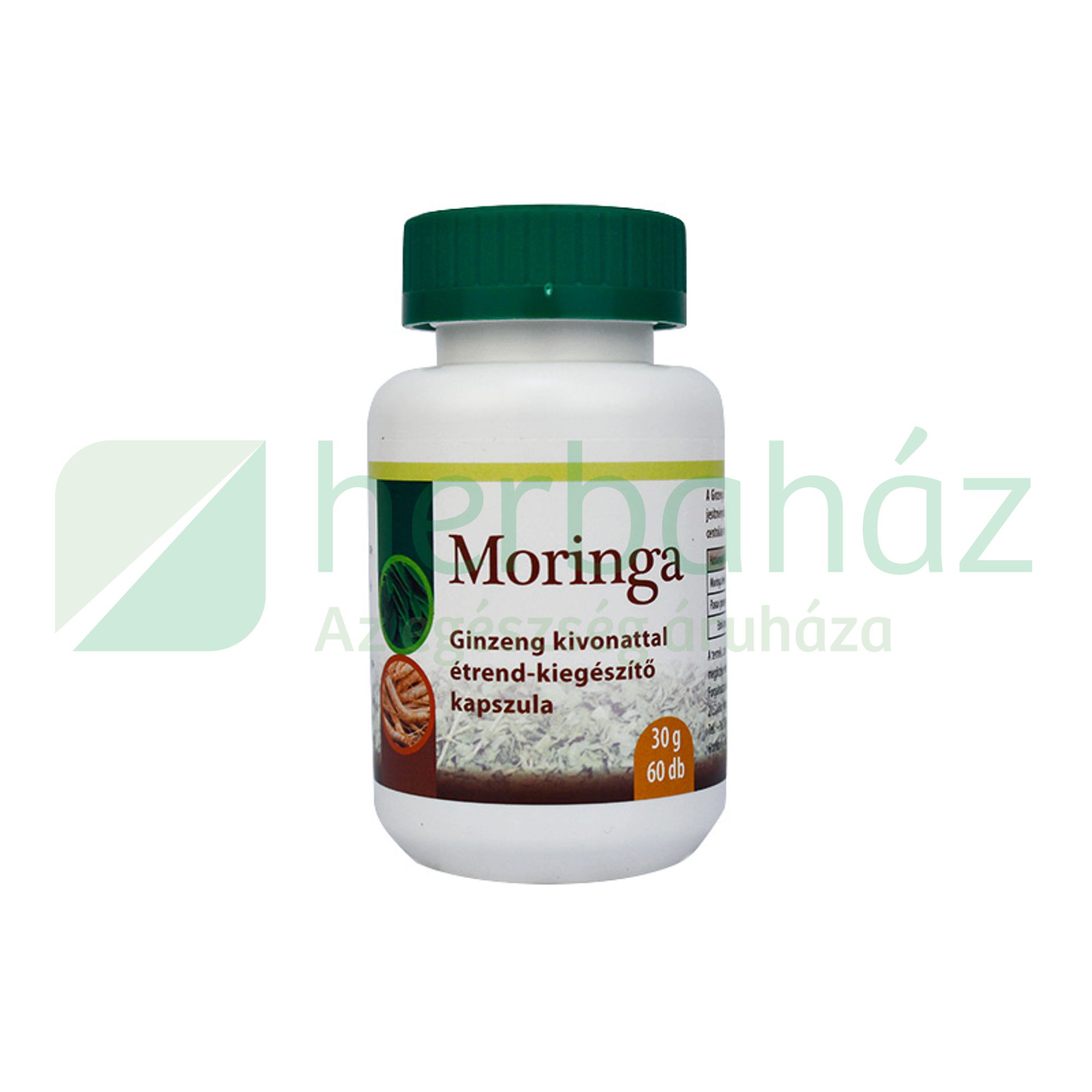 ZÖLDVÉR MORINGA GINZENG KAPSZULA 60DB