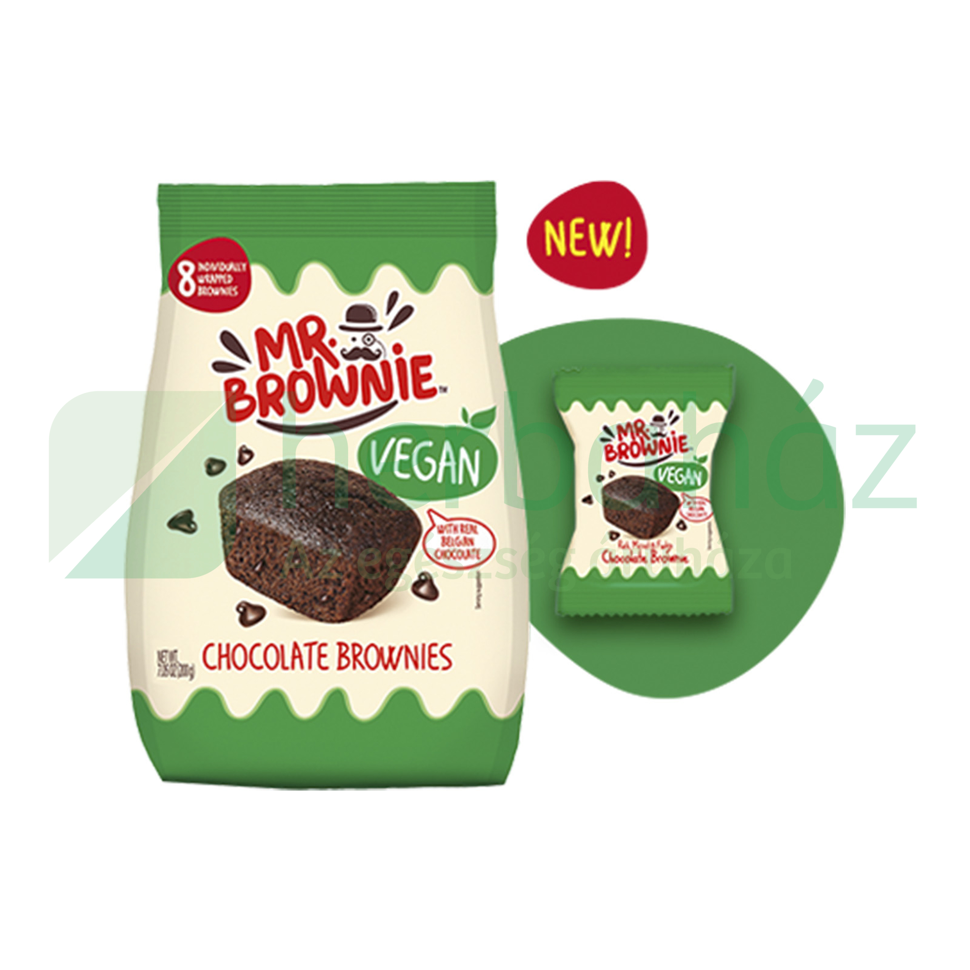 MR. BROWNIE VEGAN BELGA CSOKIS BROWNIES 200G