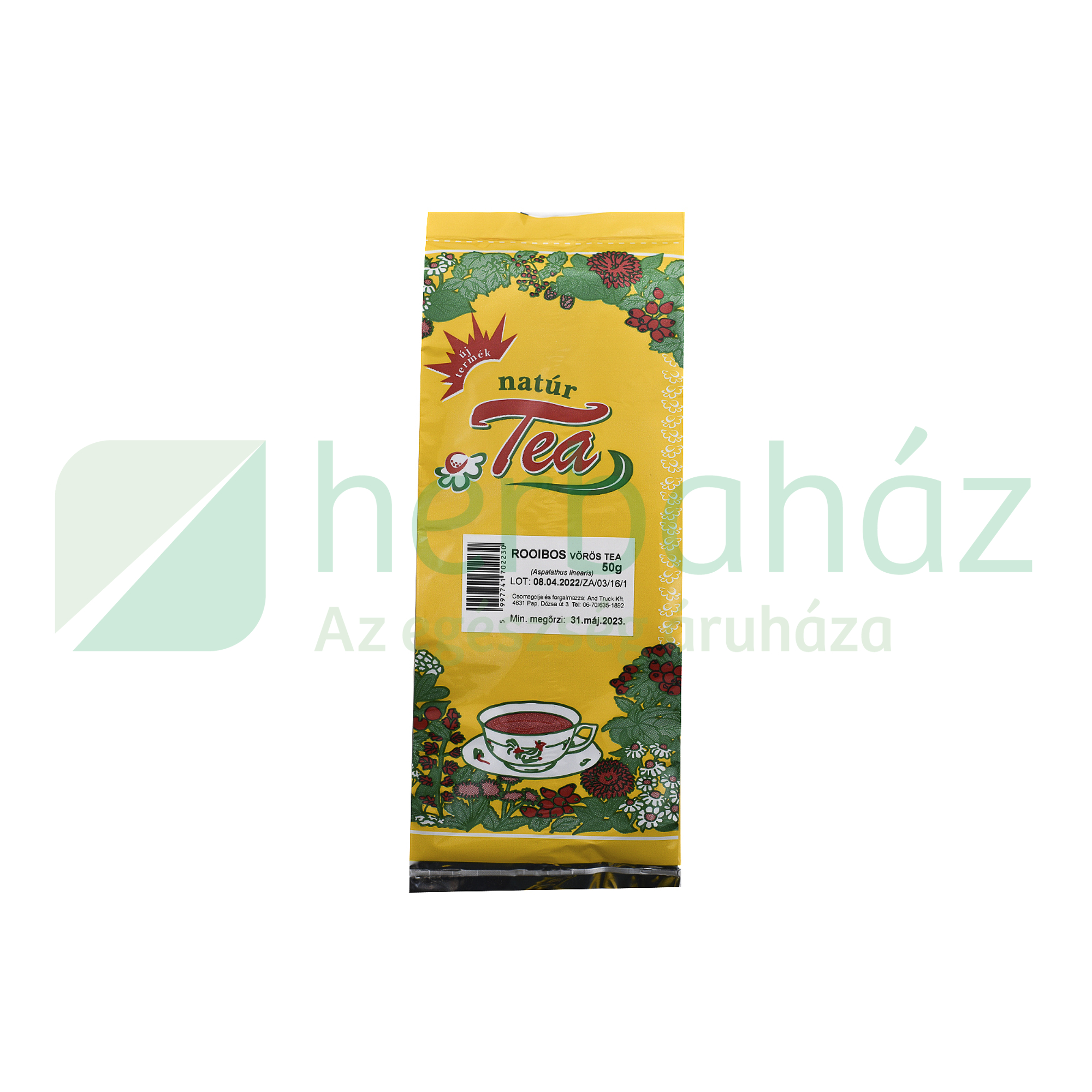 NATÚR ROOIBOS VÖRÖS TEA 50G