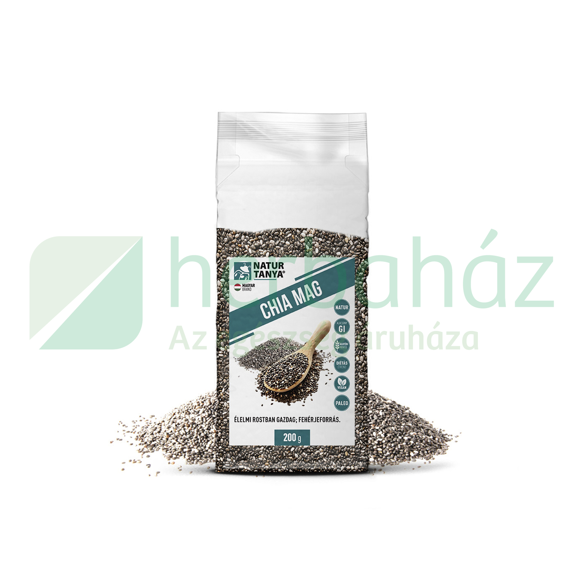 NATUR TANYA CHIA MAG (FEKETE SALVIA HISPANICA, AZTÉK ZSÁLYA) 200G