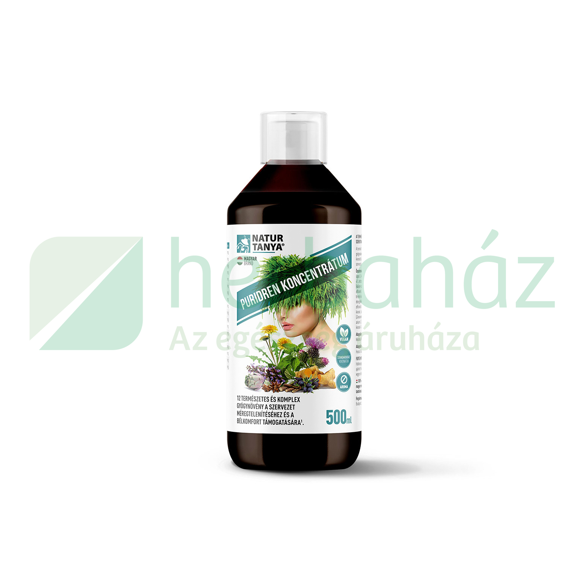 NATUR TANYA PURIDREN KONCENTRÁTUM 12 GYÓGYNÖVÉNNYEL 500ML