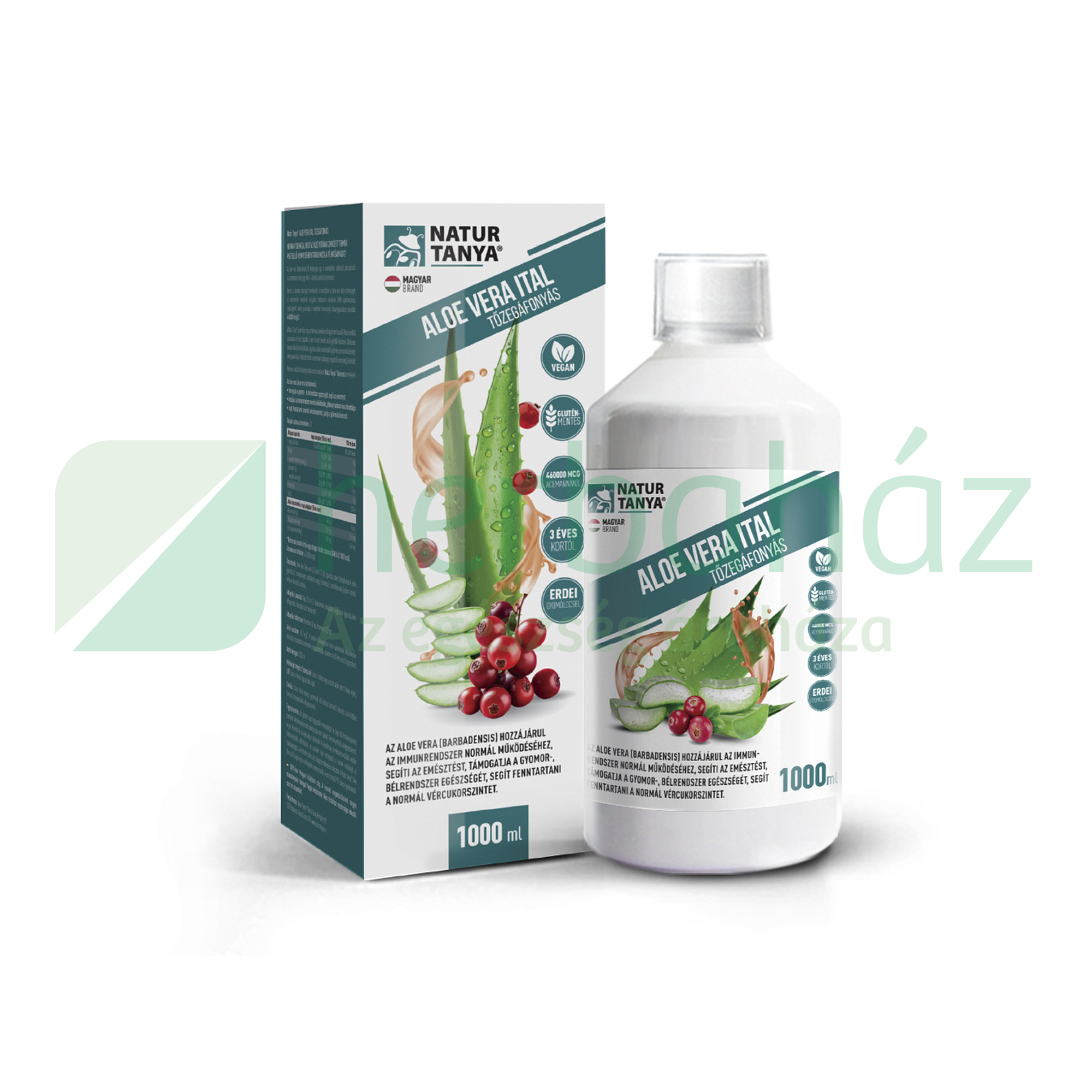 NATUR TANYA SPECCHIASOL ALOE VERA ITAL TŐZEGÁFONYÁVAL 1000ML