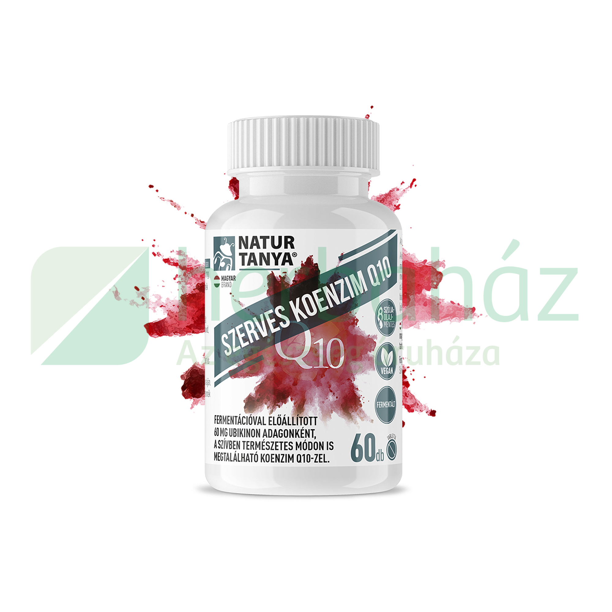 NATUR TANYA SZERVES KOENZIM Q10 - FERMENTÁLT NÖVÉNYI COQ10 (UBIKINON) TABLETTA 60DB