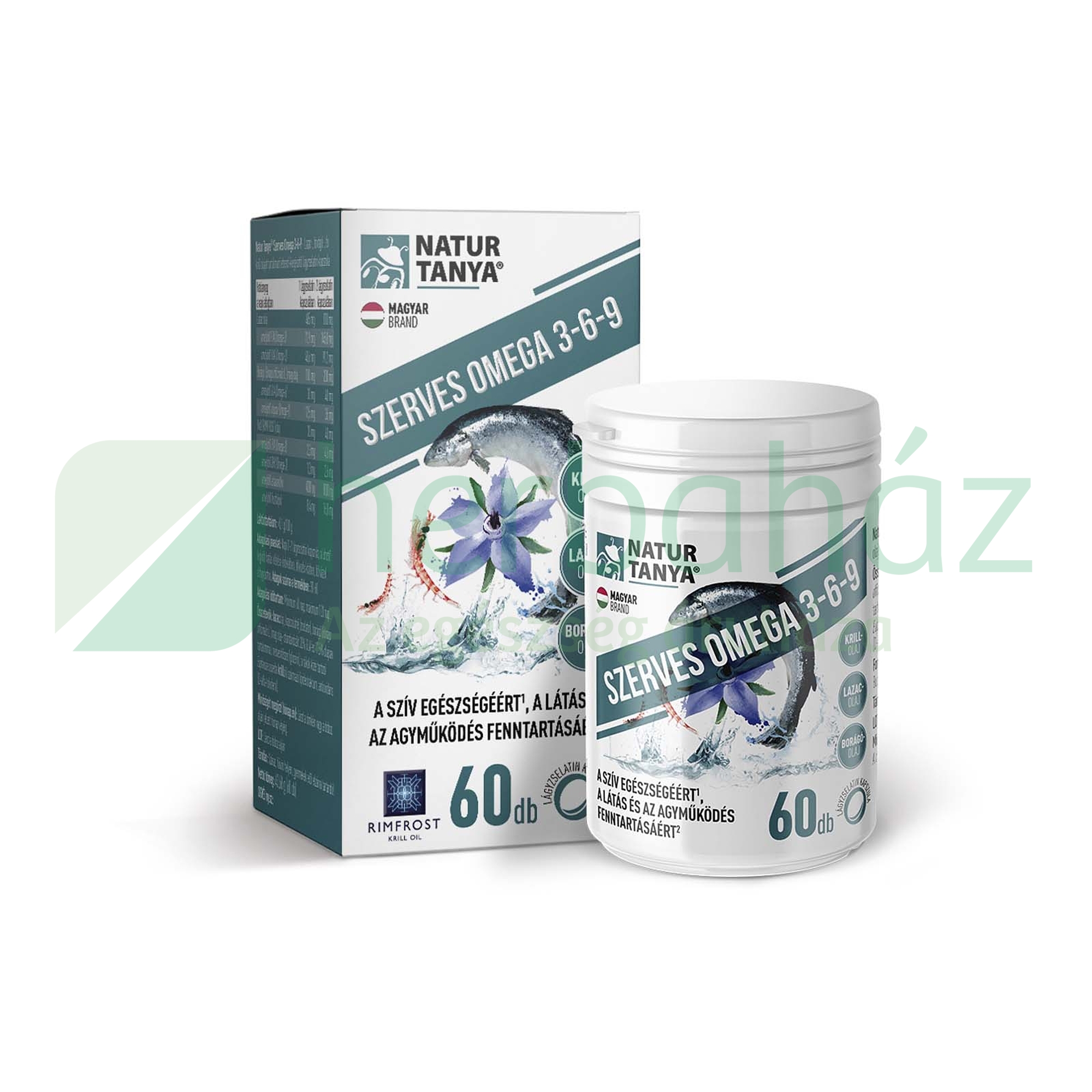 NATUR TANYA SZERVES OMEGA 3-6-9 KAPSZULA 60DB