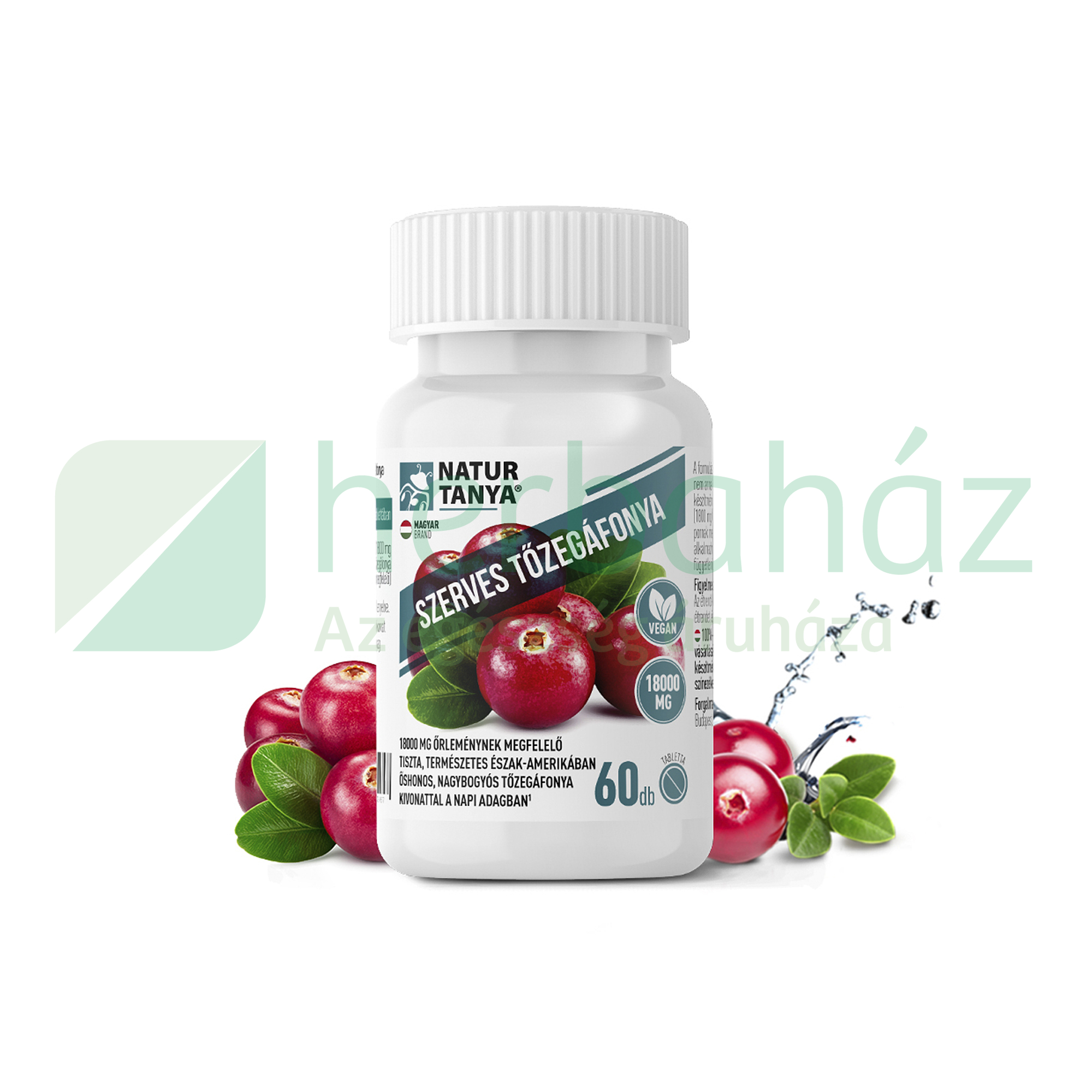 NATUR TANYA SZERVES TŐZEGÁFONYA TABLETTA 60DB