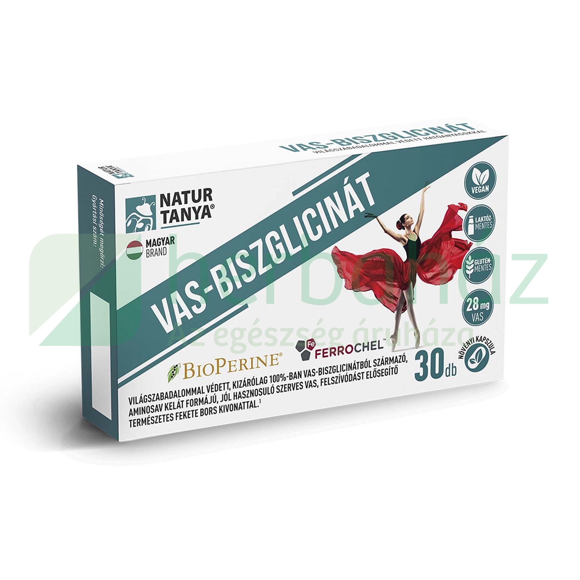 NATUR TANYA VAS-BISZGLICINÁT BIOPERINNEL 30DB