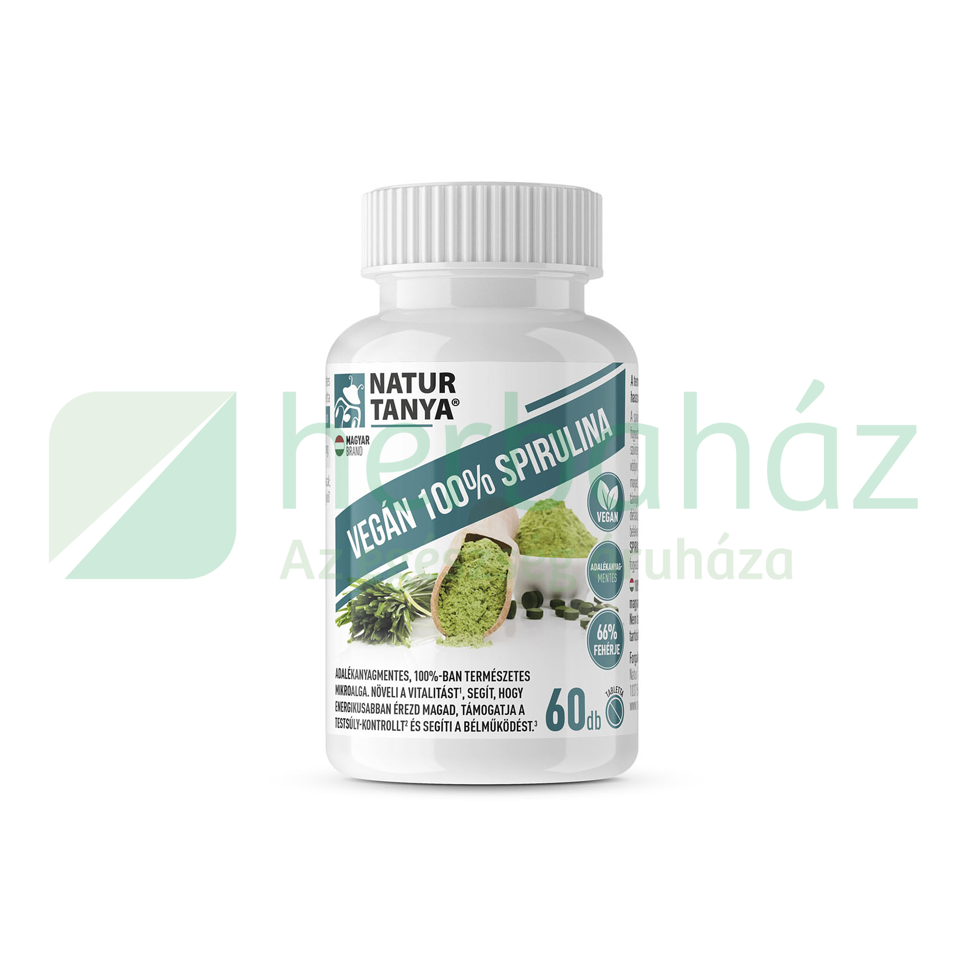 NATUR TANYA VEGÁN 100% SPIRULINA 500MG 60DB