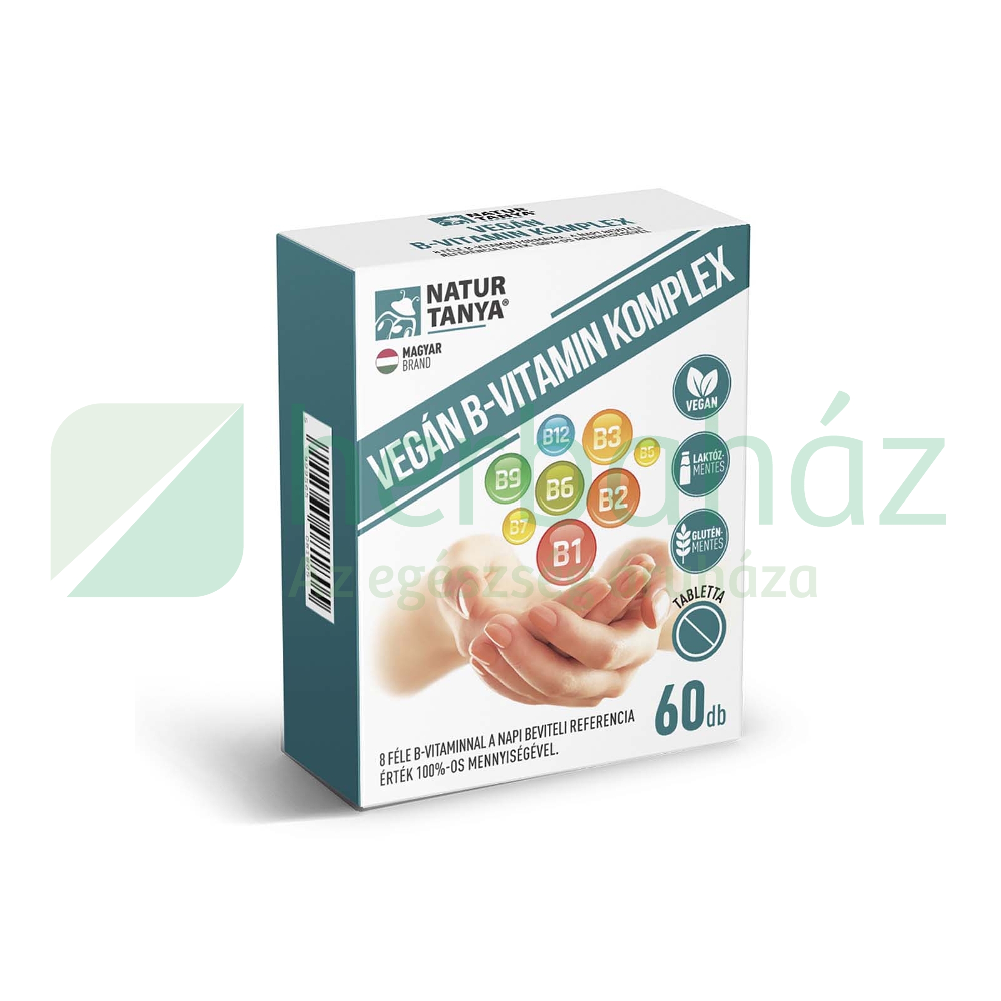 NATUR TANYA VEGÁN B-VITAMIN KOMPLEX 60DB