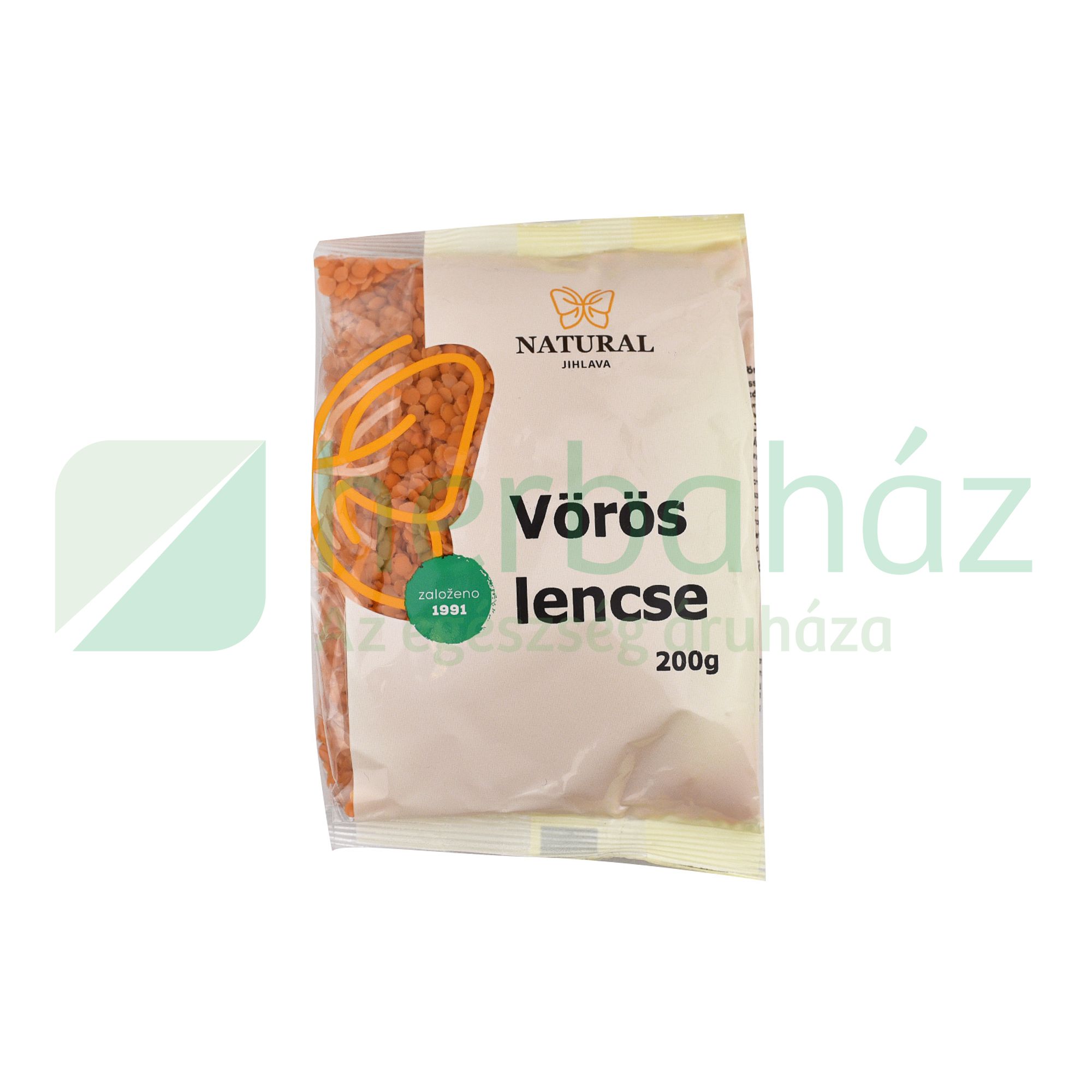 NATURAL LENCSE VÖRÖS 200G