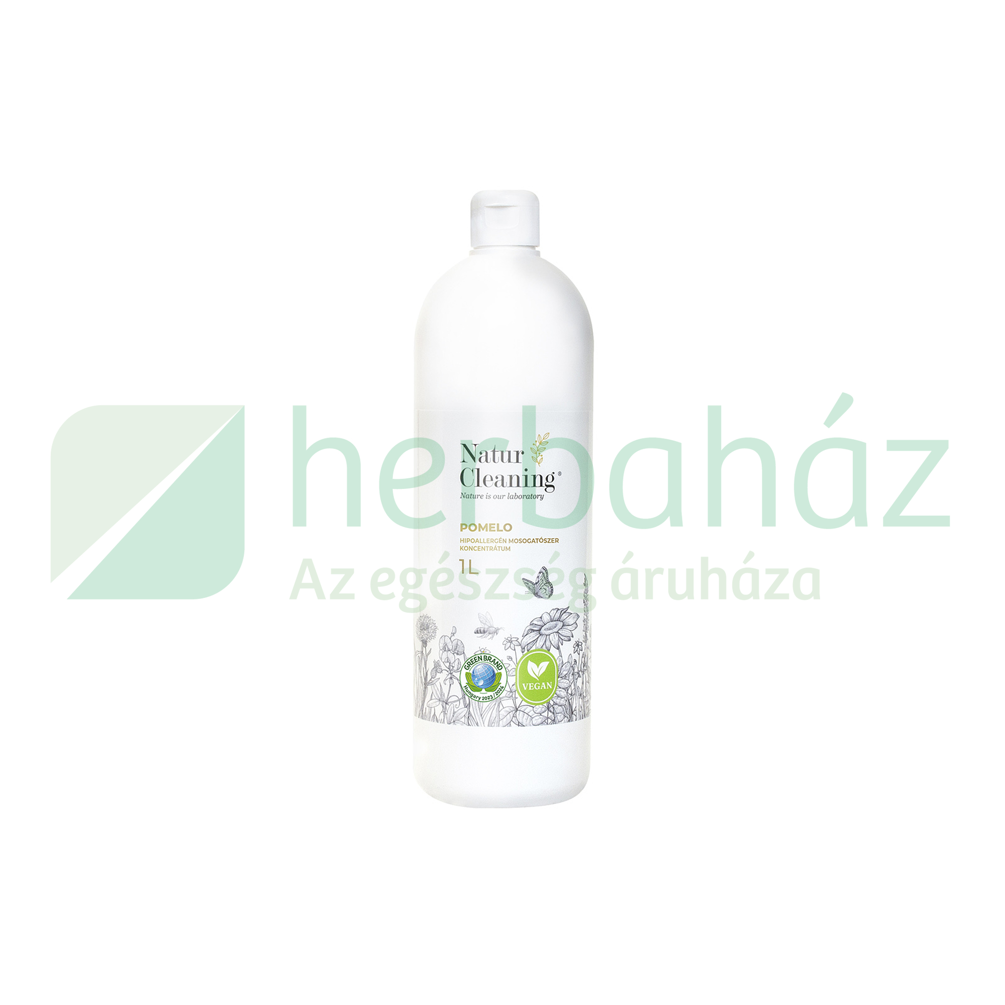 NATURCLEANING HIPOALLERGÉN MOSOGATÓSZER POMELO-CITRUS  ILLATTAL 1000ML