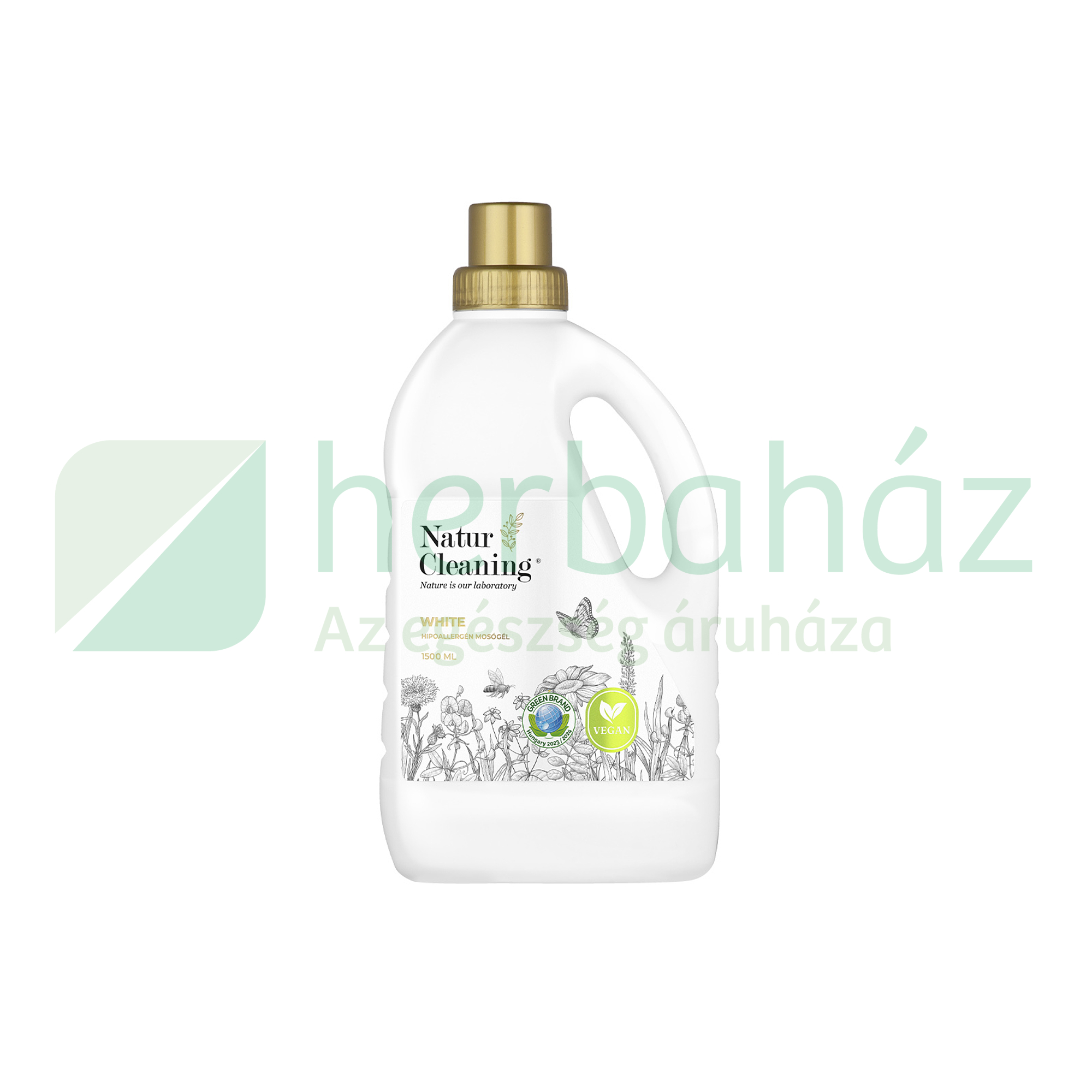 NATURCLEANING HIPOALLERGÉN MOSÓGÉL WHITE 1500ML