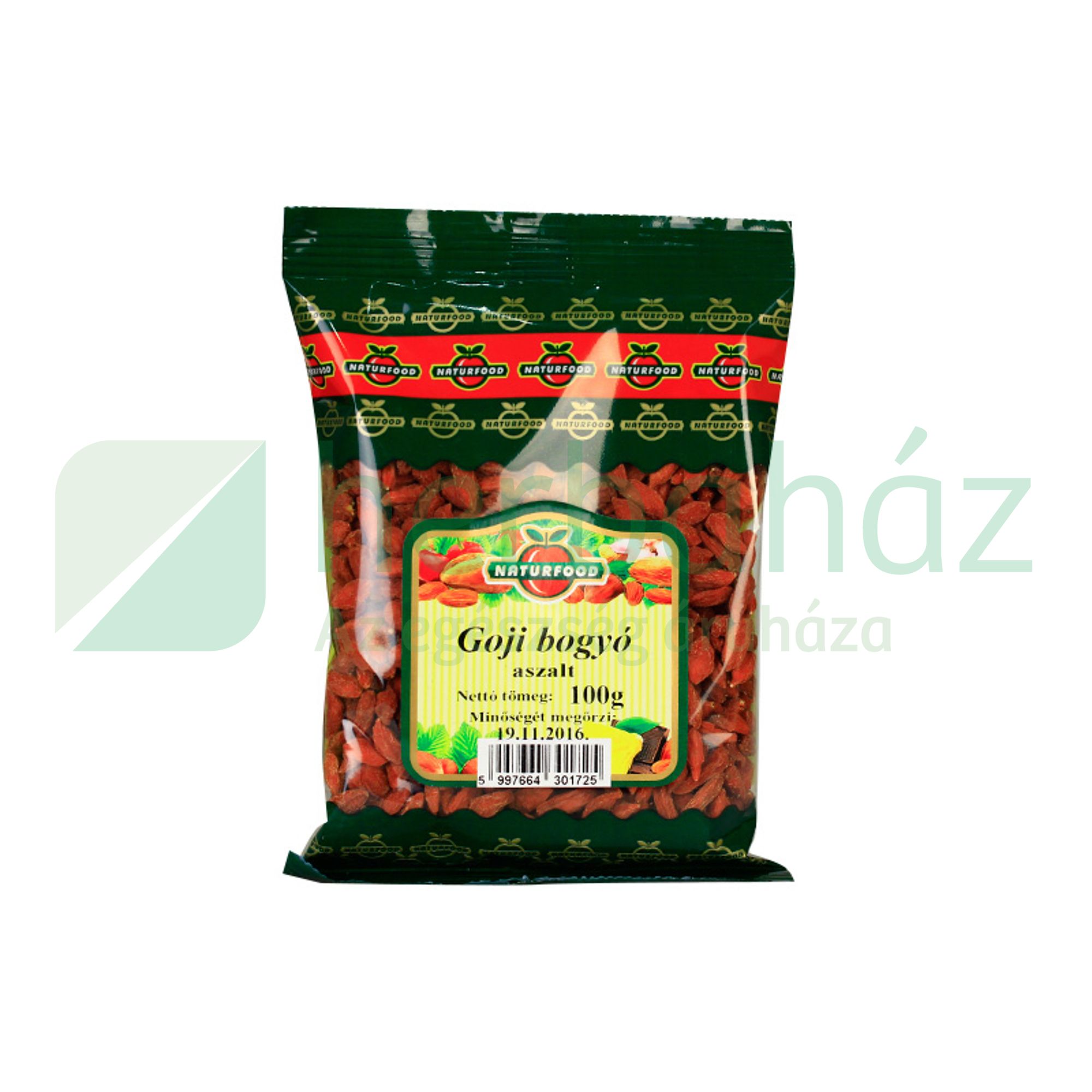 NATURFOOD ASZALT GOJI BOGYÓ 100G