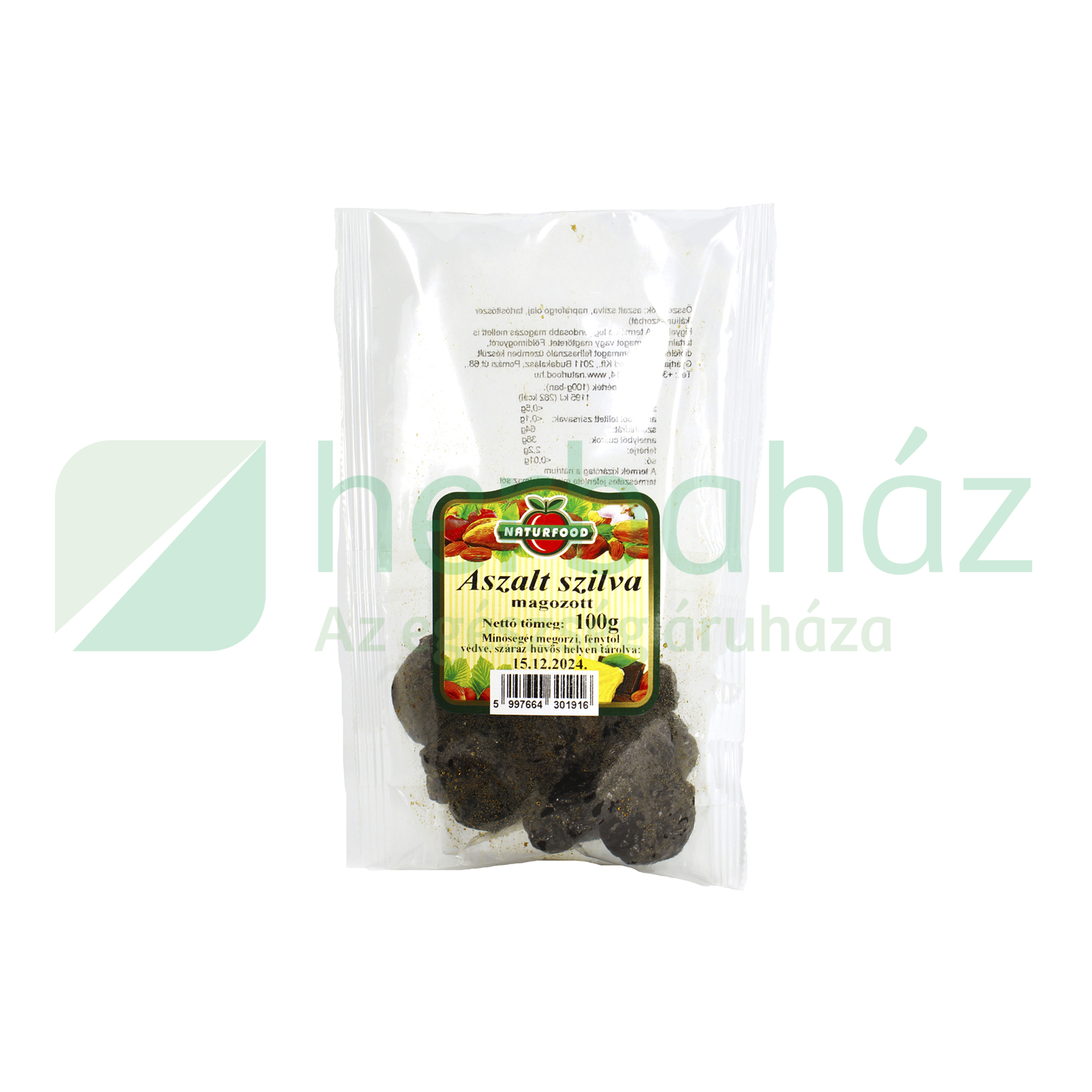 NATURFOOD ASZALT SZILVA 100G