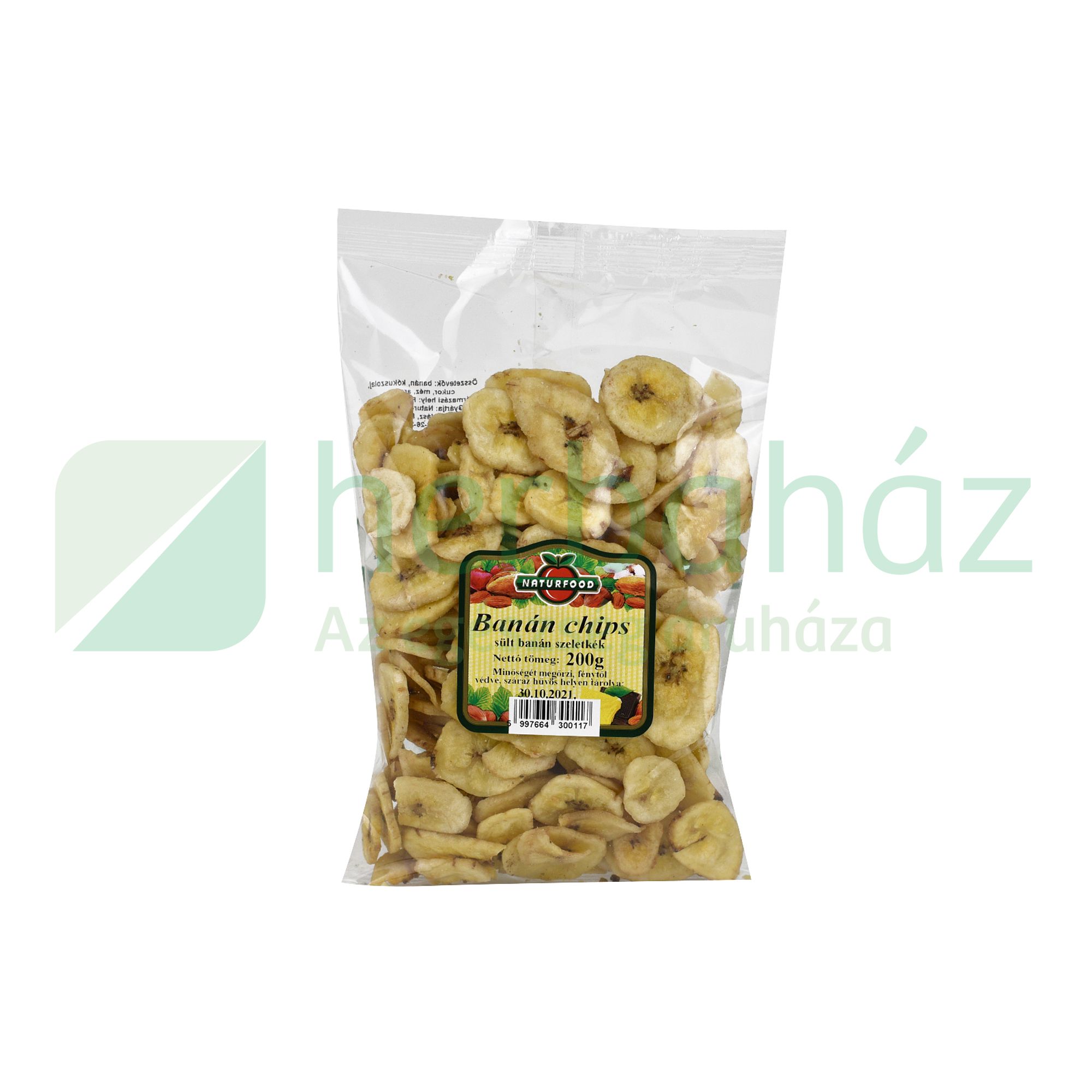 NATURFOOD BANÁN CHIPS 200G