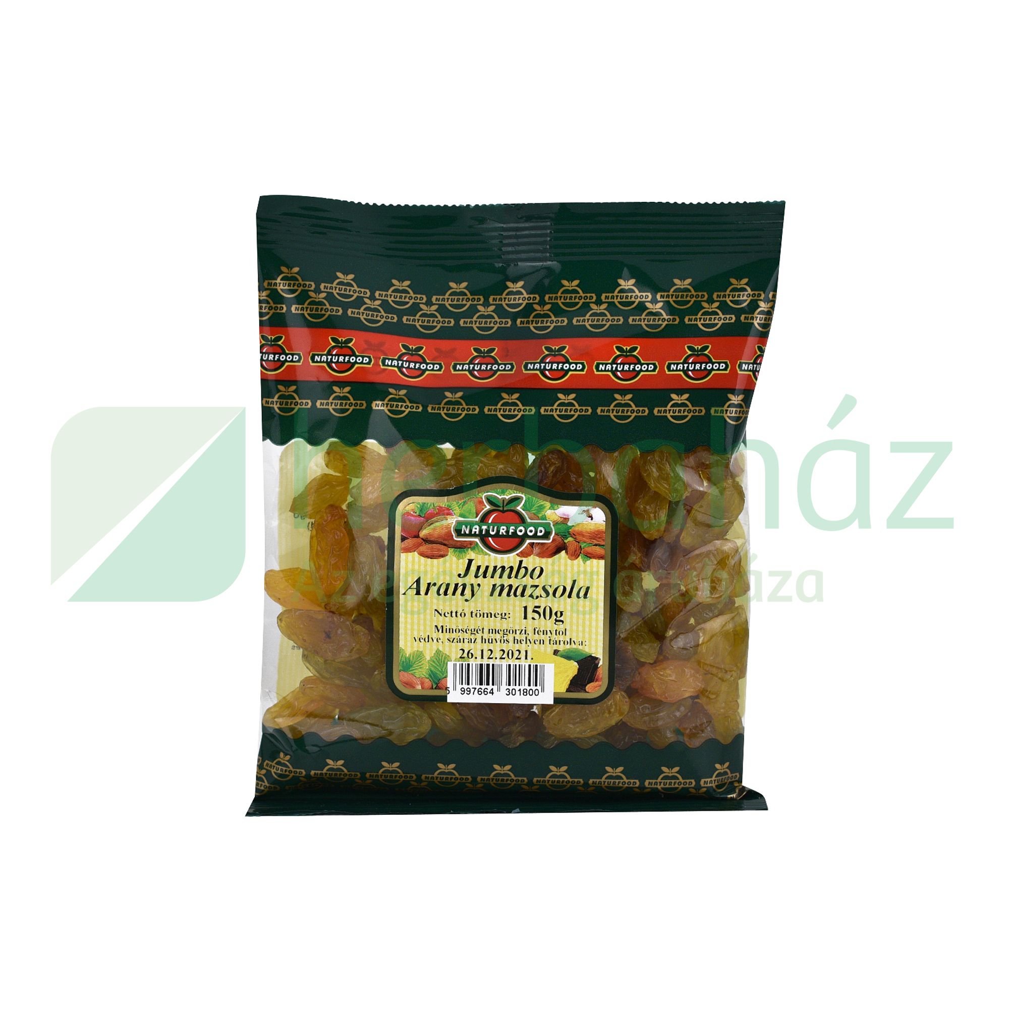 NATURFOOD JUMBO ARANY MAZSOLA 150G