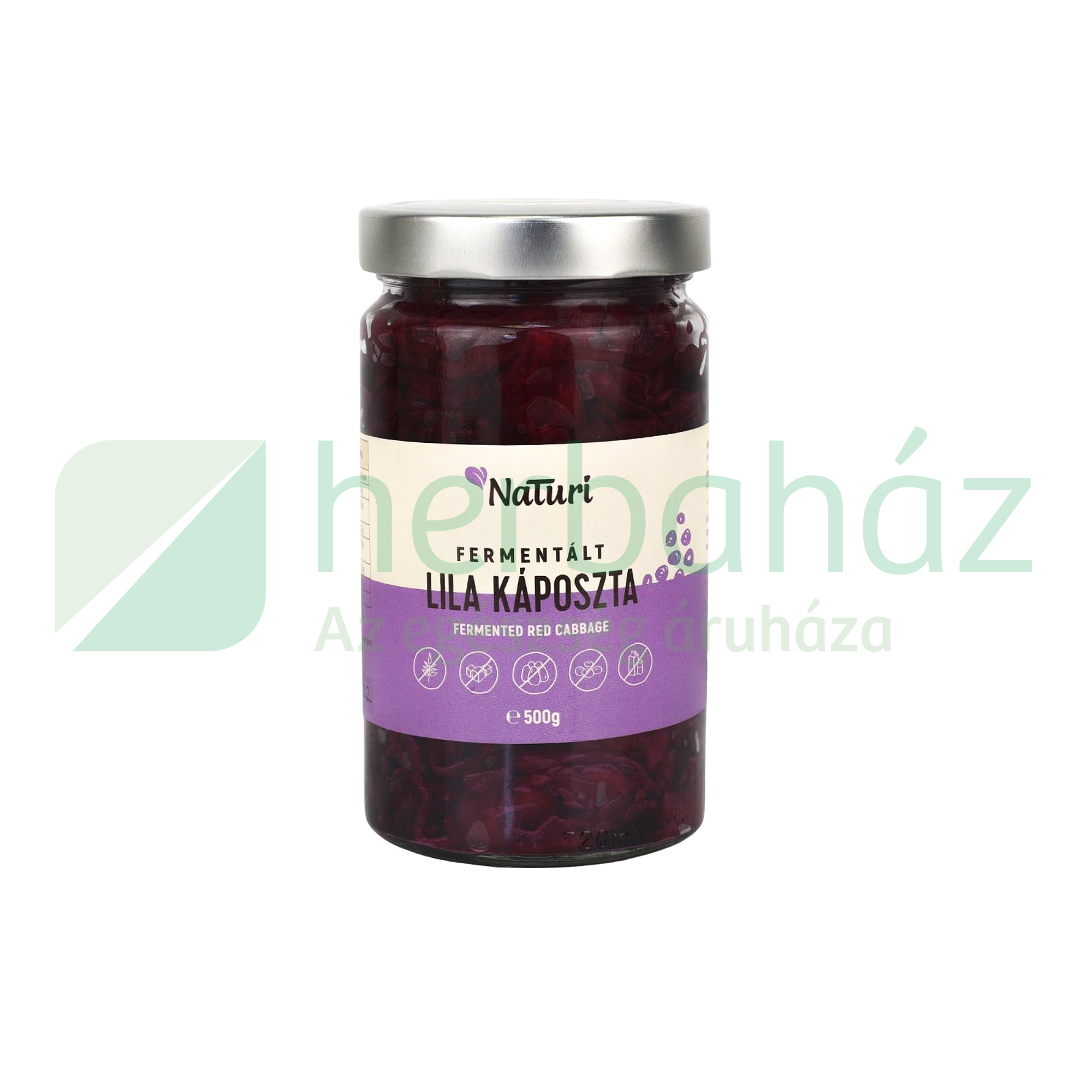 NATURI FERMENTÁLT LILA KÁPOSZTA 500G [H]