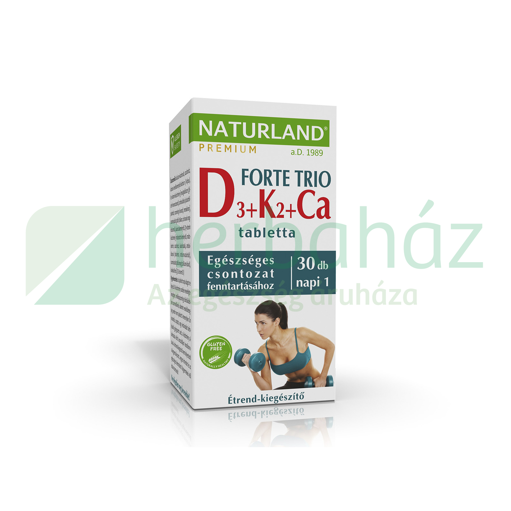 NATURLAND D3+K2+CA FORTE TRIO TABLETTA 30DB