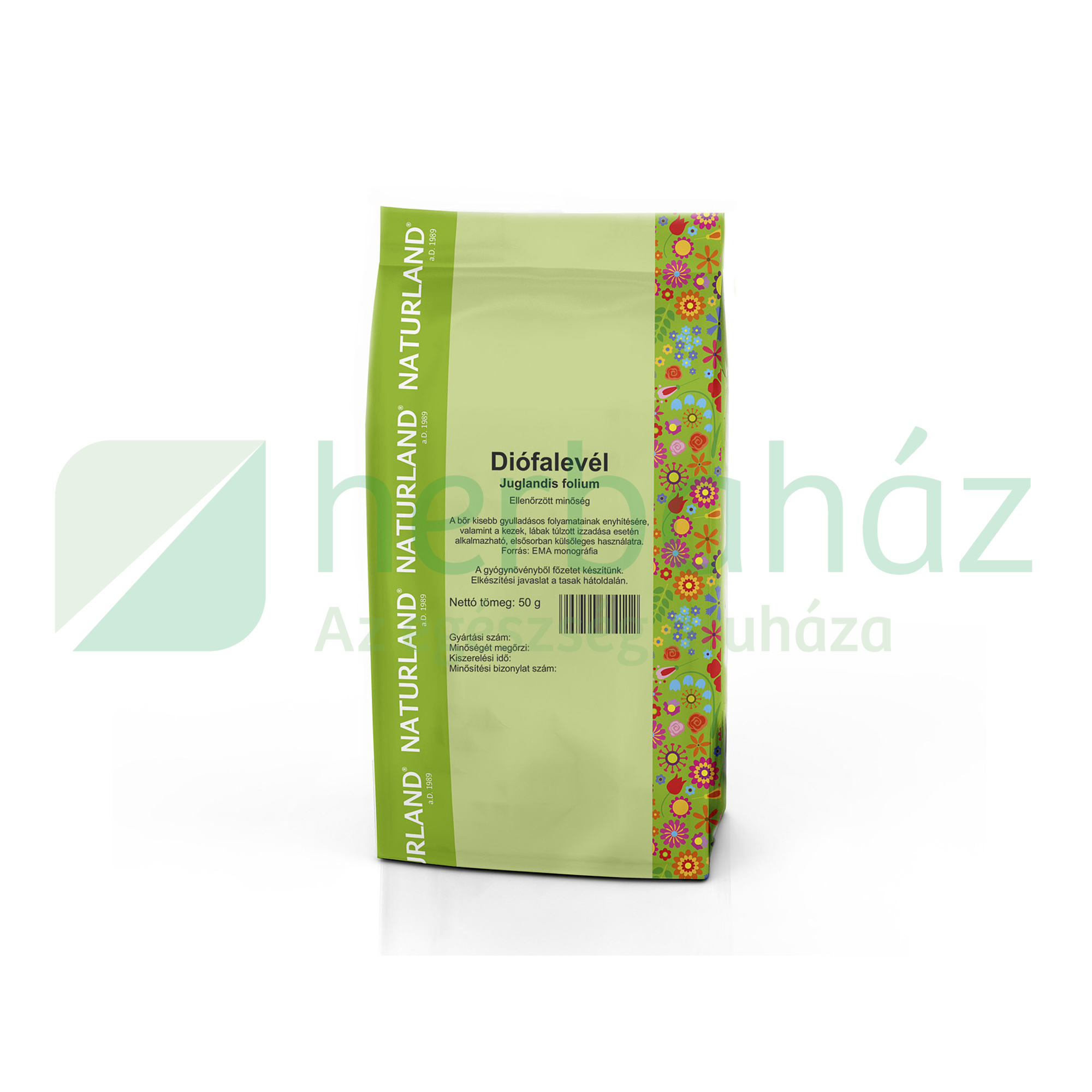 NATURLAND DIÓFALEVÉL TEA 50G