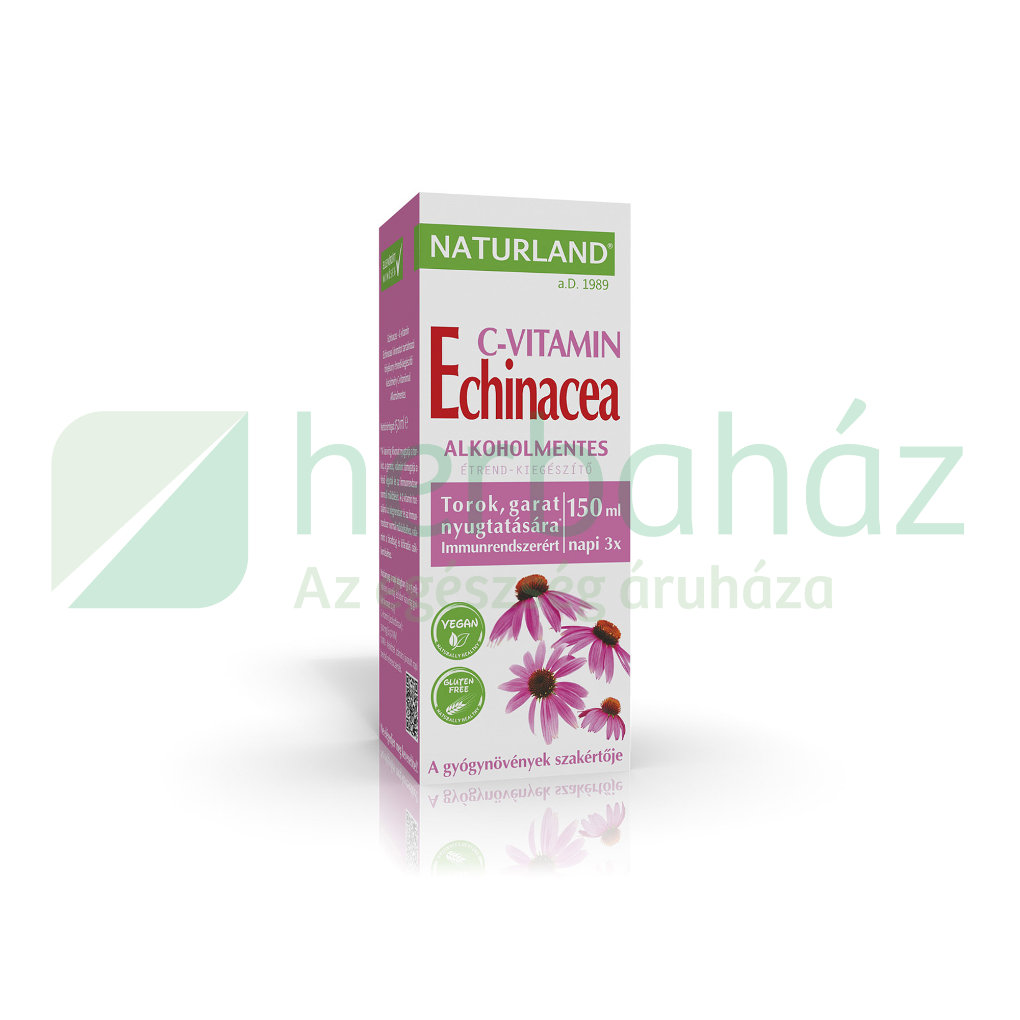 NATURLAND ECHINACEA+ C-VITAMIN 150ML