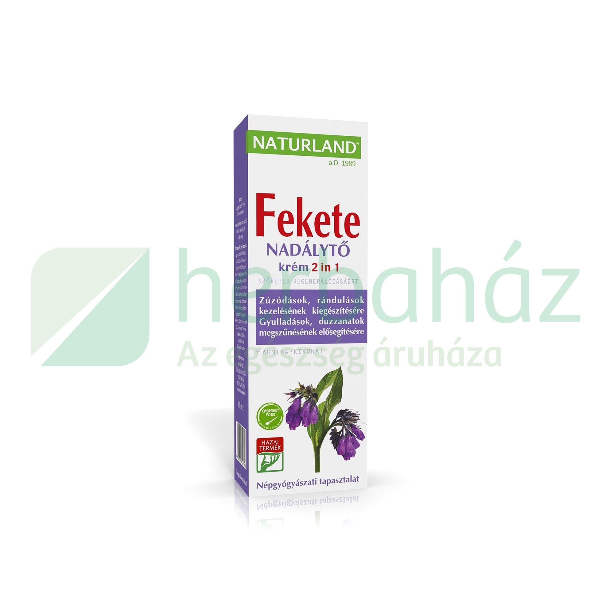 NATURLAND FEKETENADÁLYTŐ KRÉM 2IN1 100ML