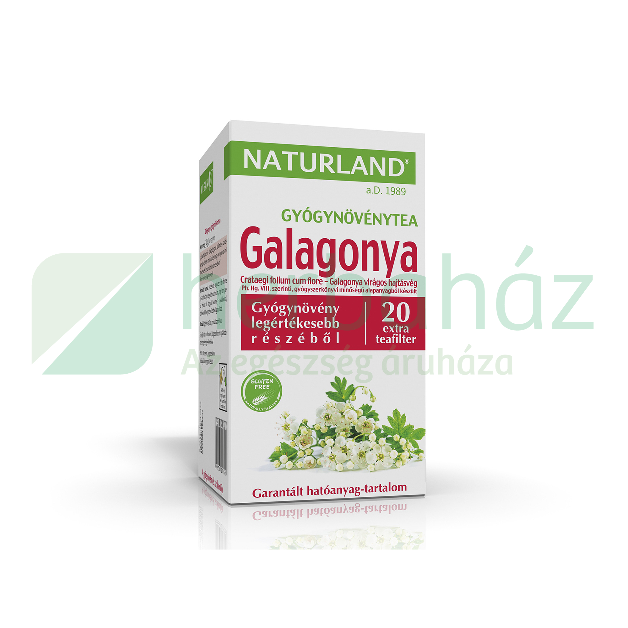 NATURLAND GALAGONYA GYÓGYNÖVÉNYTEA 20 DB