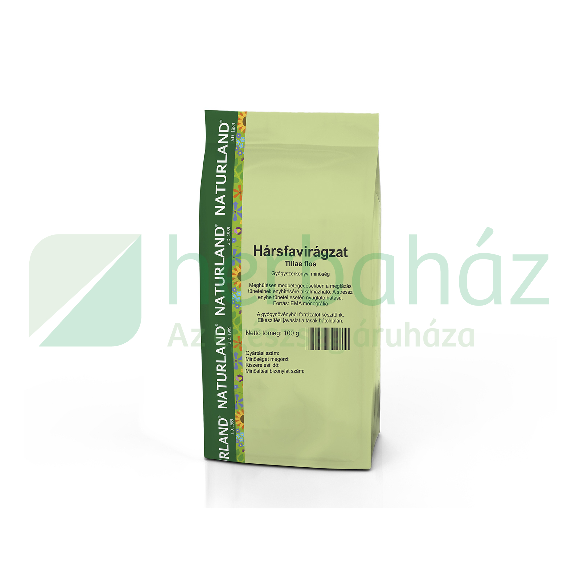 NATURLAND HÁRSFAVIRÁGZAT TEA 100G