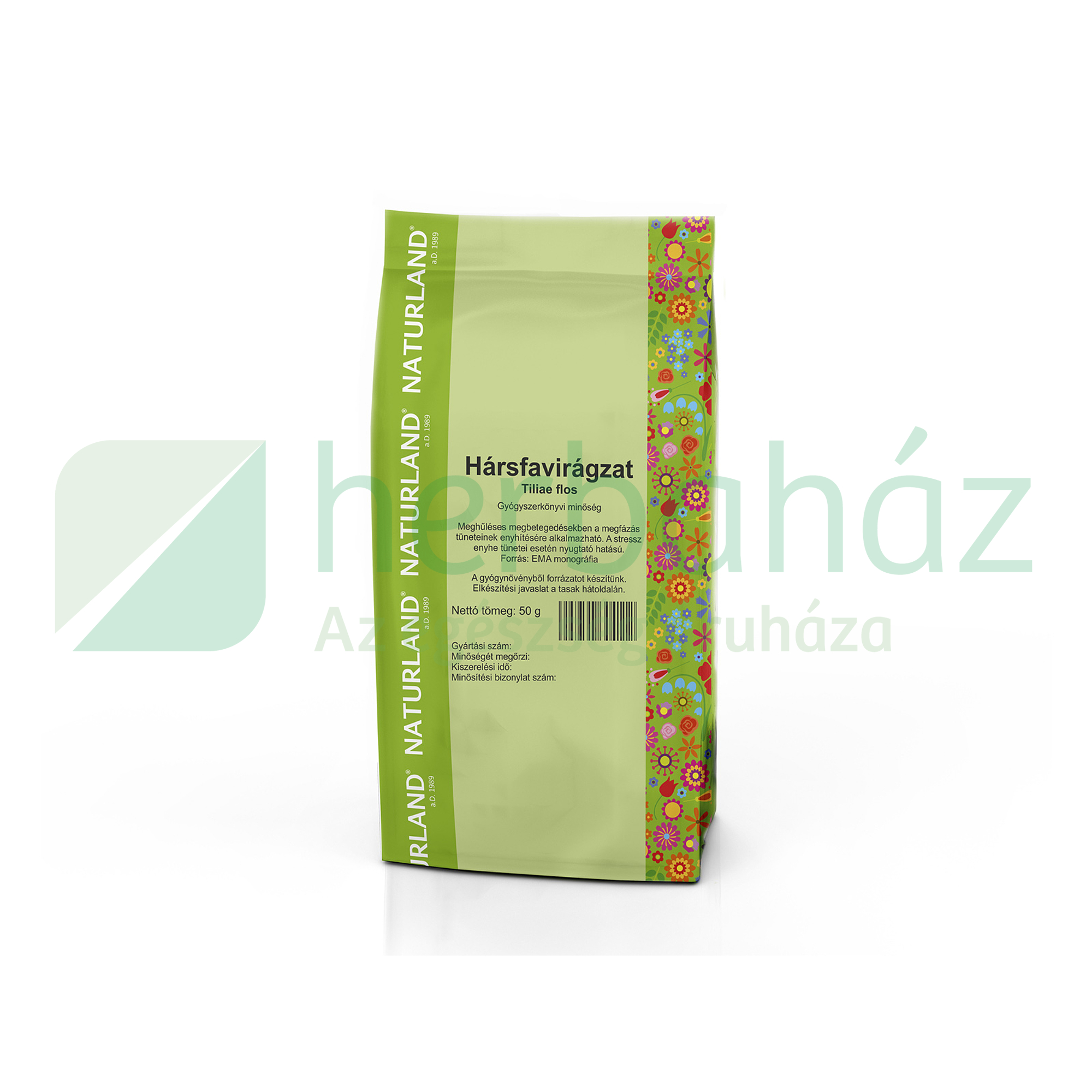 NATURLAND HÁRSFAVIRÁGZAT TEA 50G