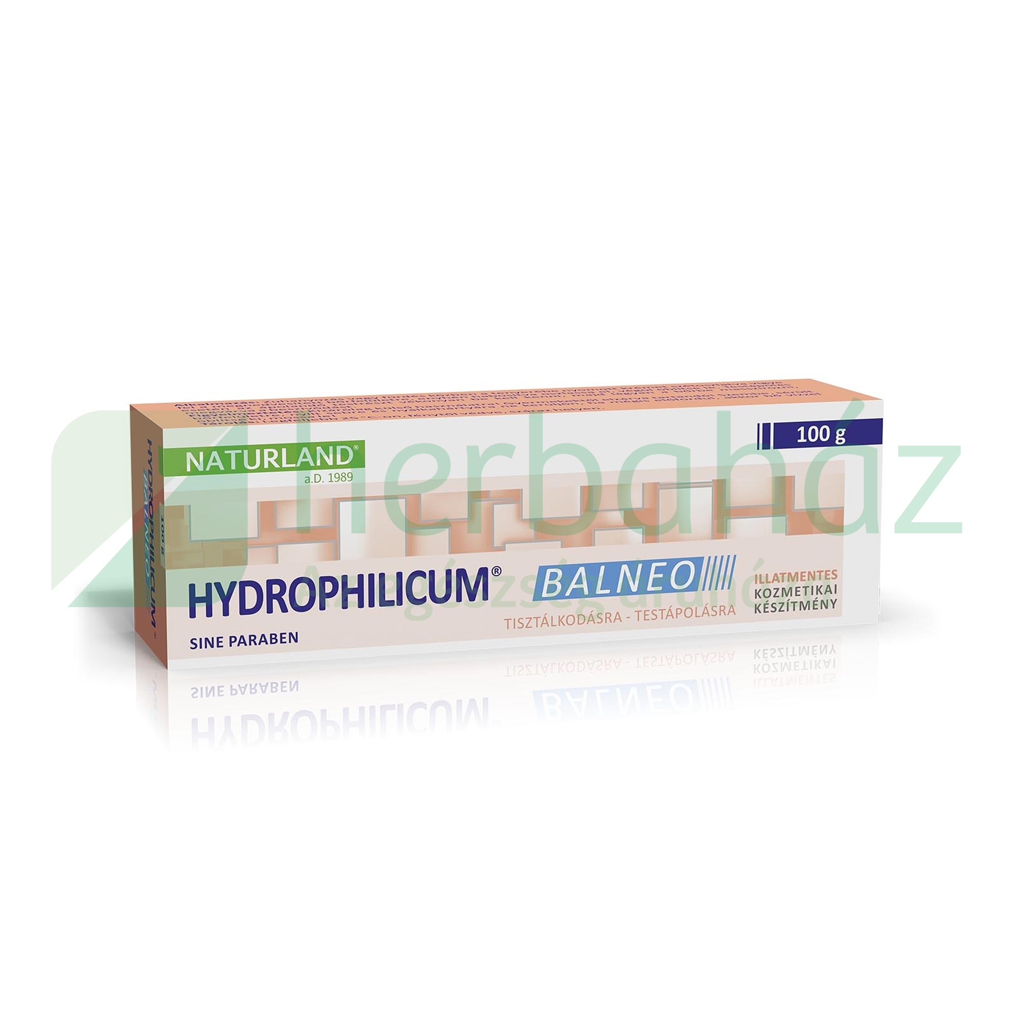 NATURLAND HYDROPHILICUM BALNEO KRÉM TISZTÁLKODÁSRA, TESTÁPOLÁSRA 100G