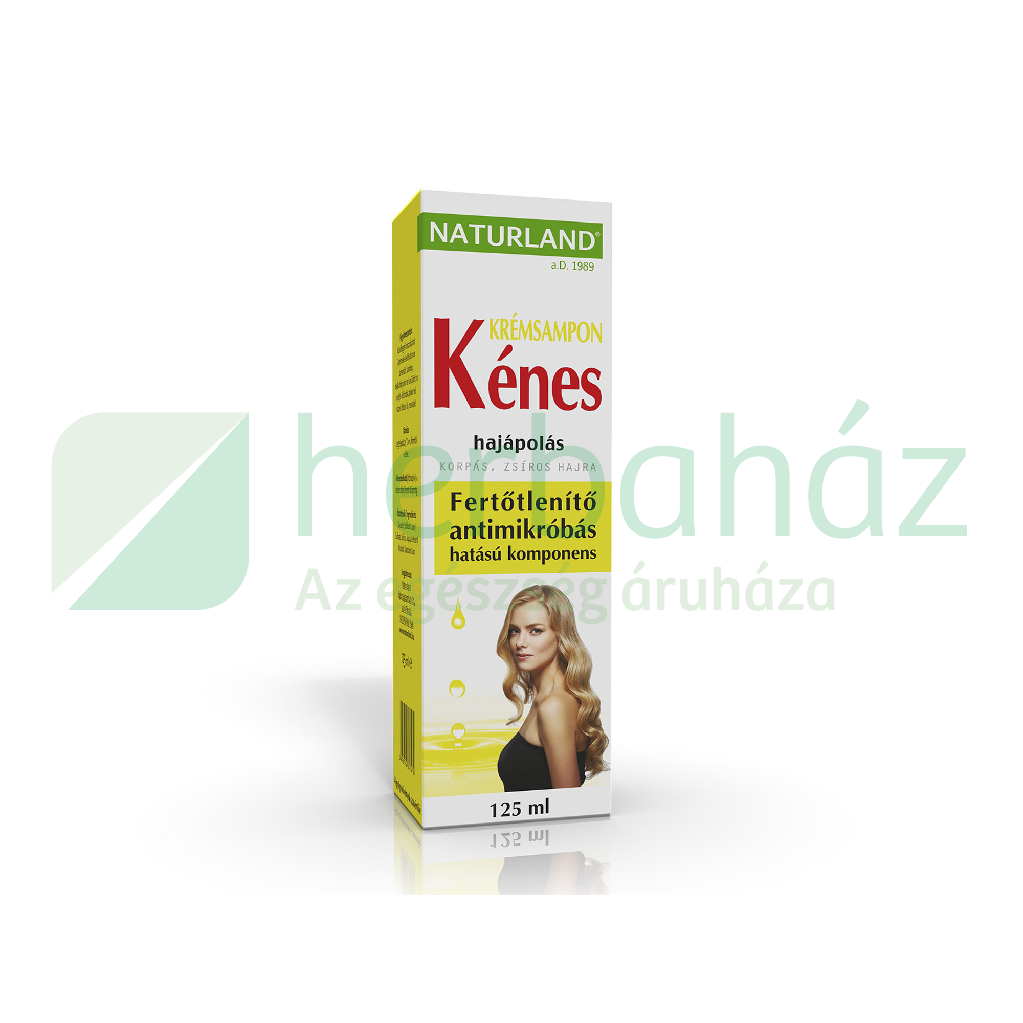 NATURLAND KÉNES KRÉMSAMPON 125ML