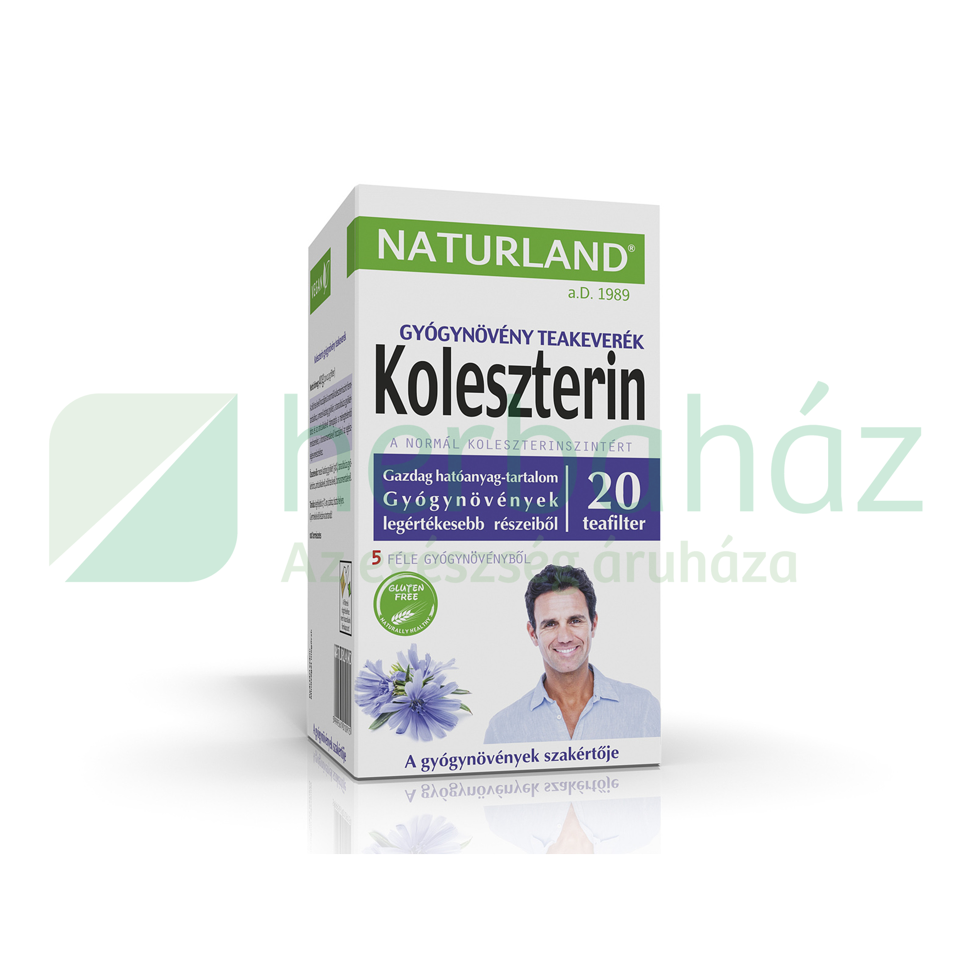 NATURLAND KOLESZTERIN TEAKEVERÉK 20DB