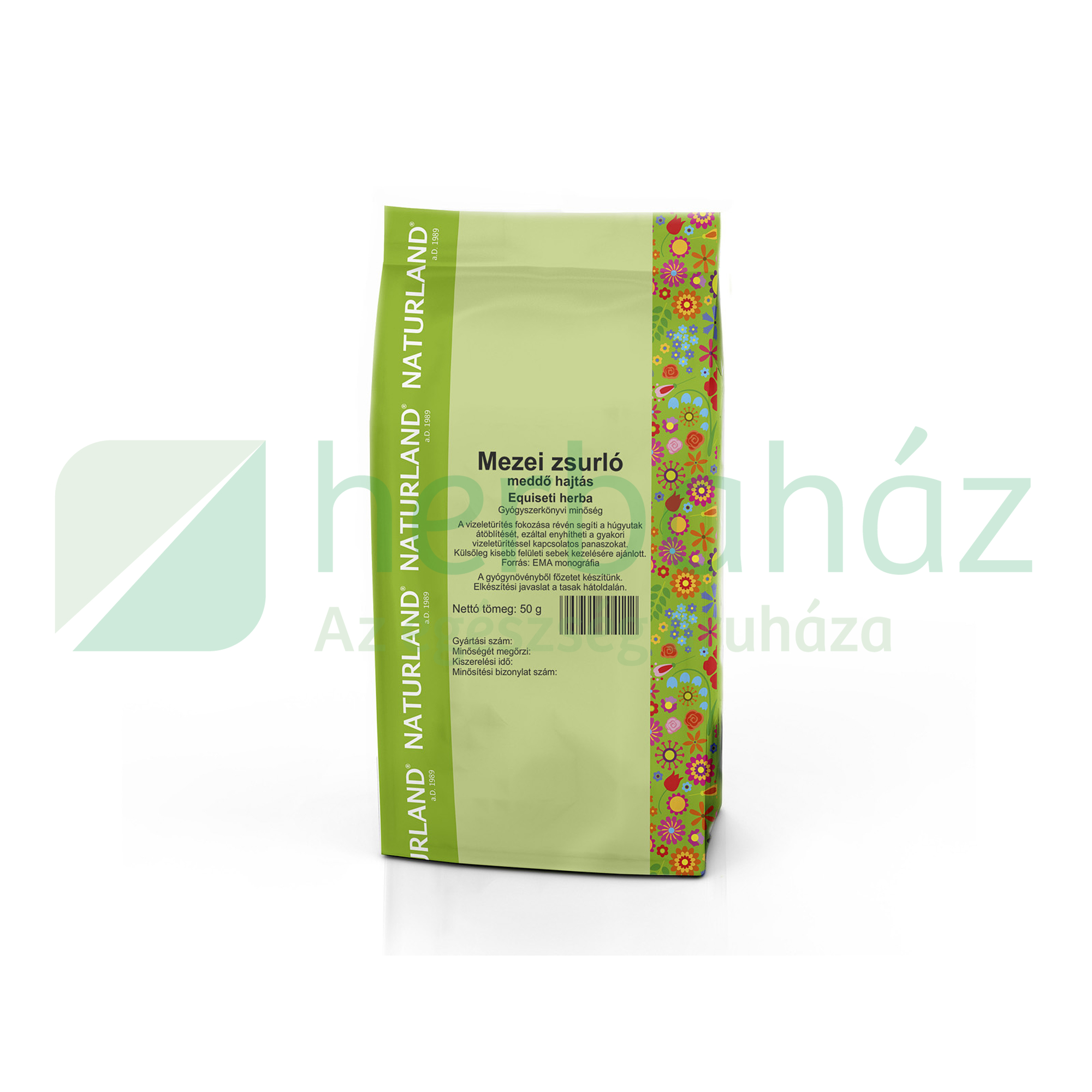 NATURLAND MEZEI ZSURLÓFŰ MEDDŐ HAJTÁS TEA 50G