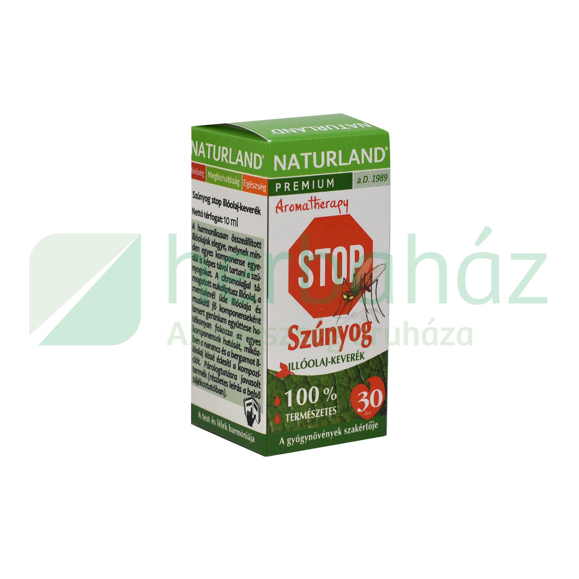 NATURLAND SZÚNYOG STOP ILLÓOLAJ KEVERÉK 10ML