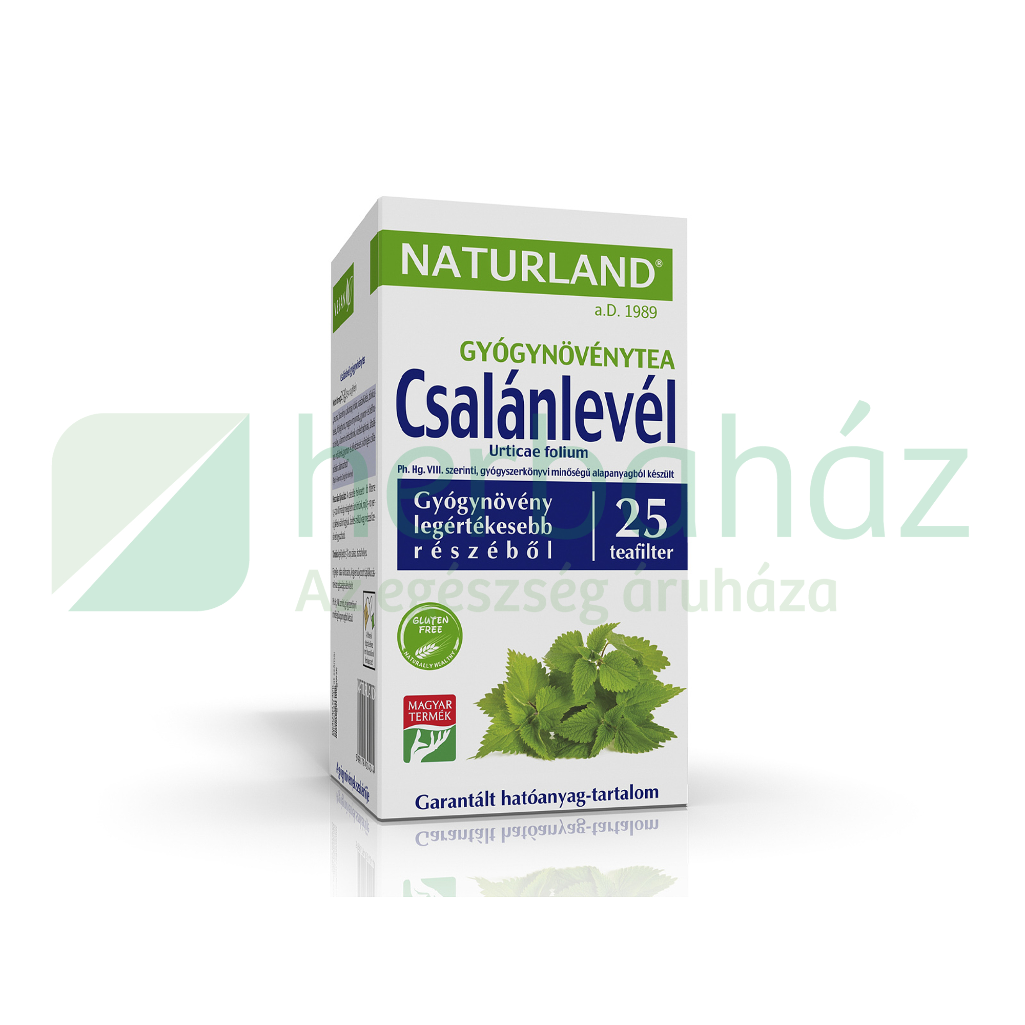 NATURLAND TEA CSALÁNLEVÉL FILTERES 25DB