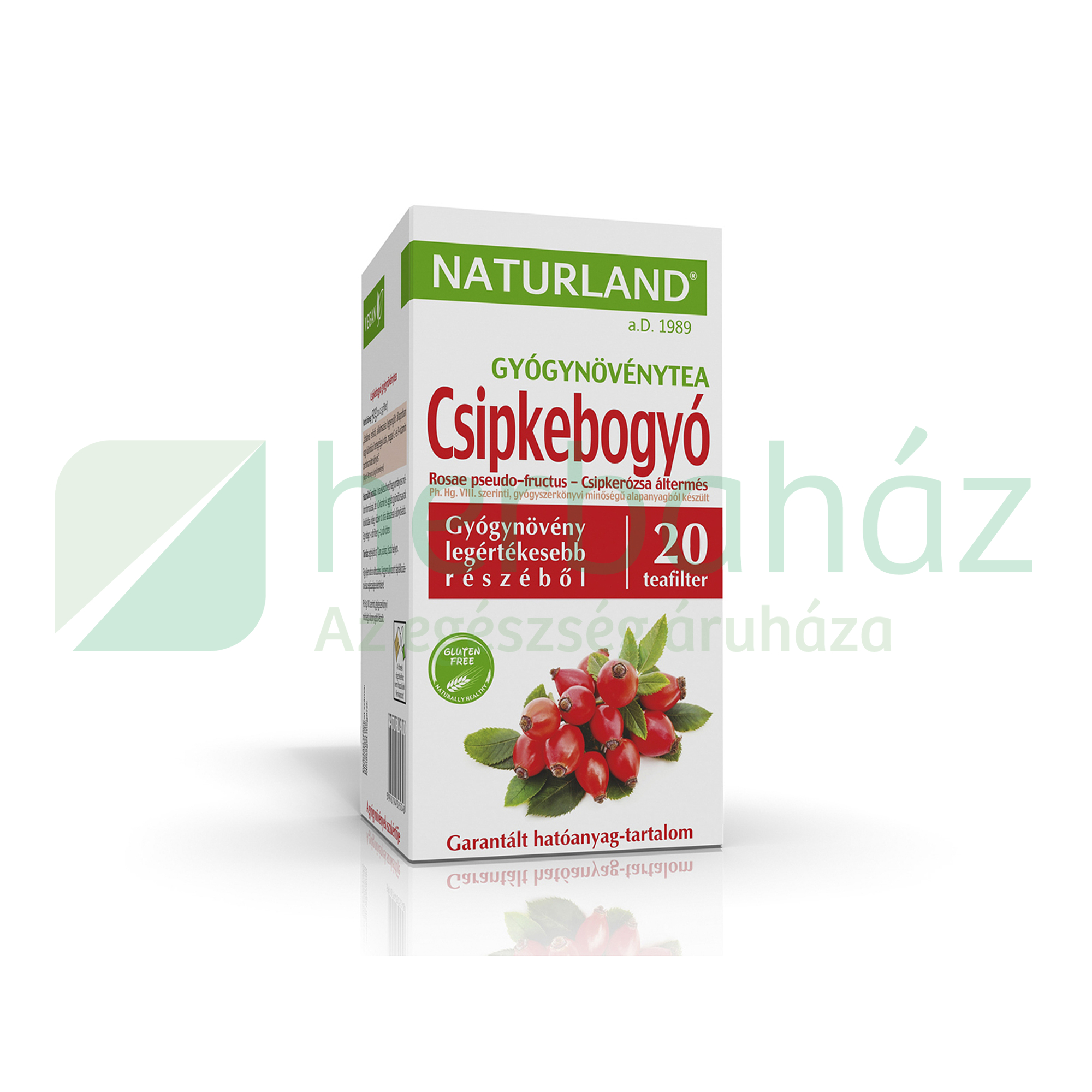 NATURLAND TEA CSIPKEBOGYÓ FILTERES 20DB