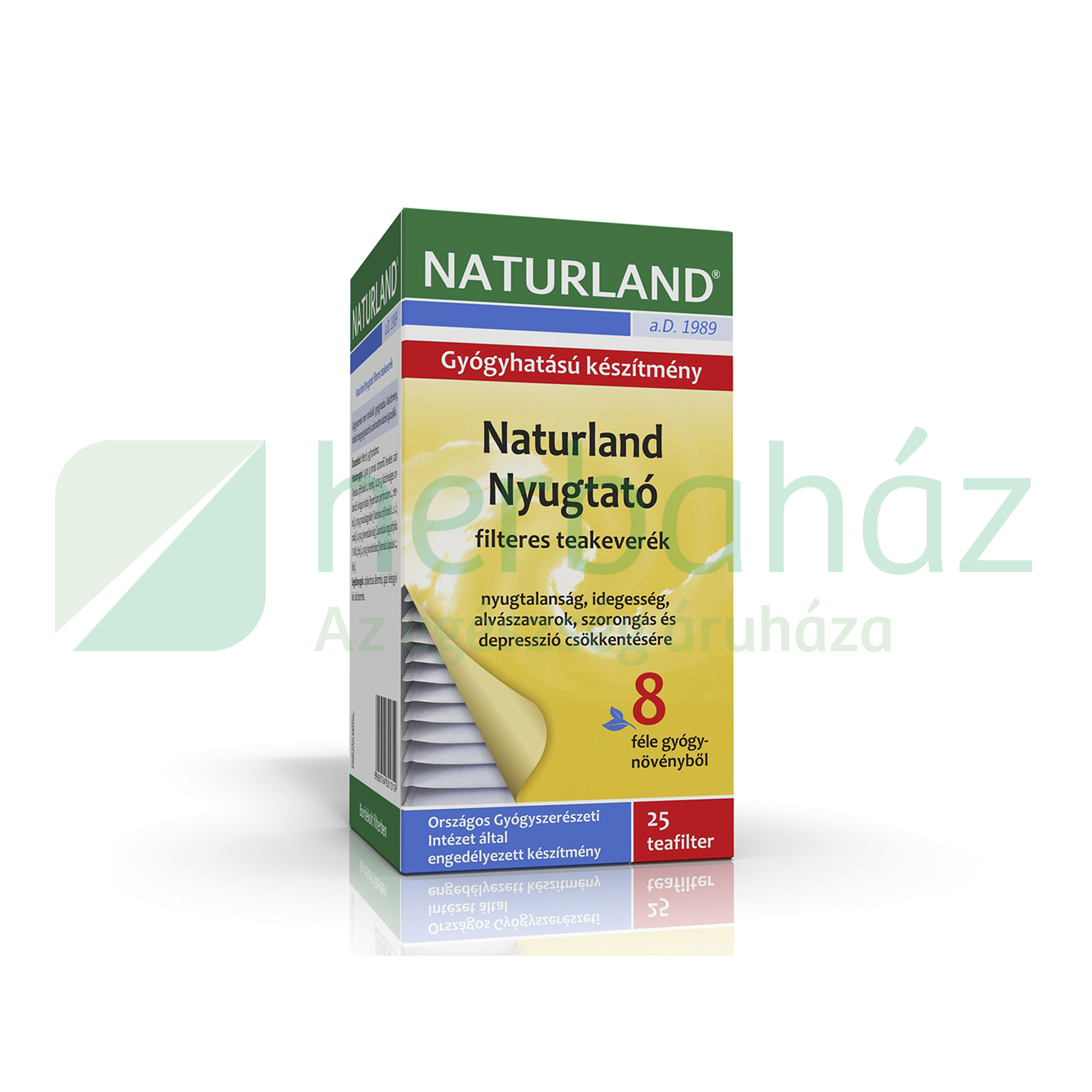 NATURLAND TEAKEVERÉK NYUGTATÓ FILTERES 25DB