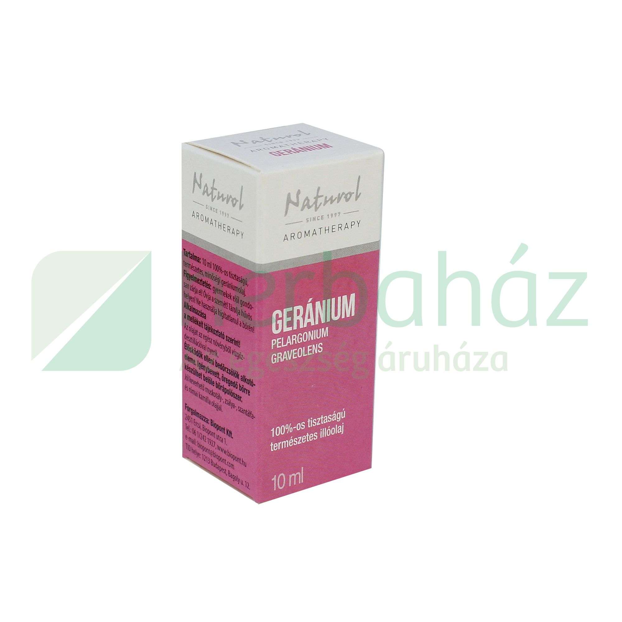 NATUROL GERÁNIUM ILLÓOLAJ 10ML