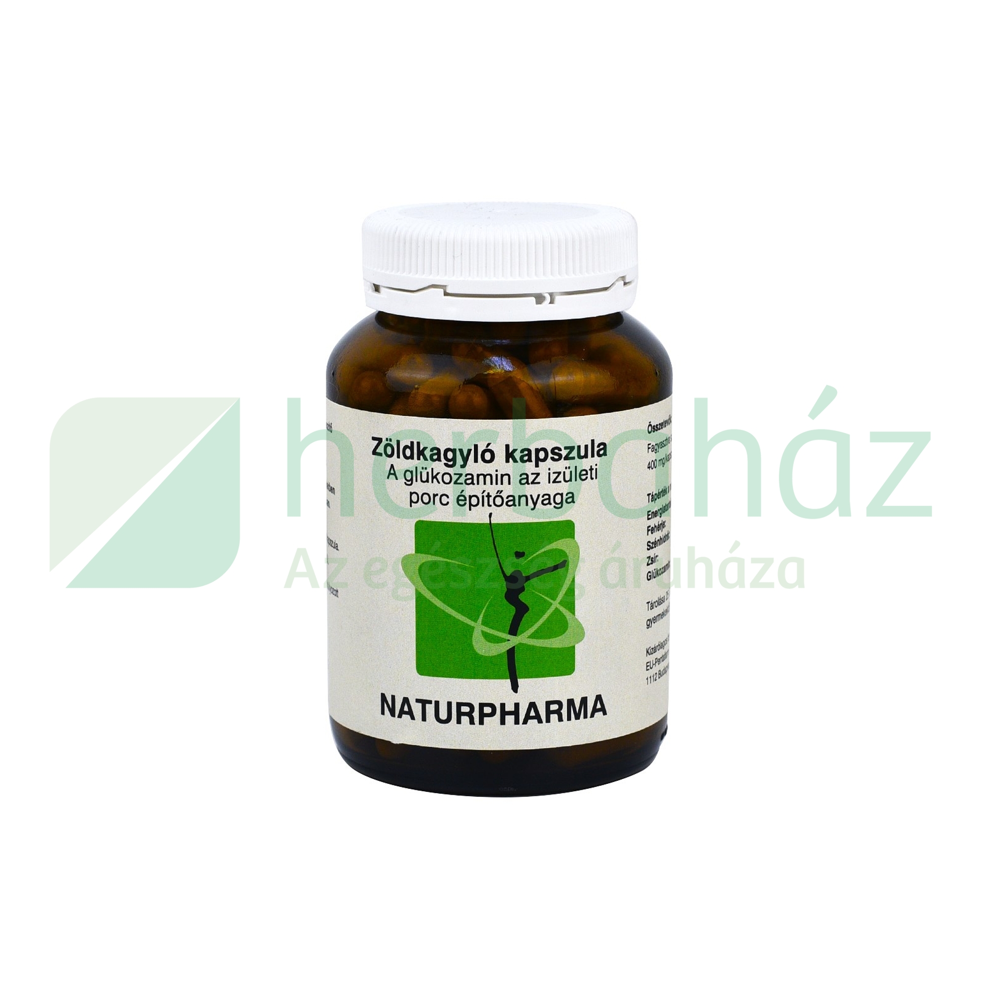 NATURPHARMA ZÖLDKAGYLÓ KAPSZULA 160DB