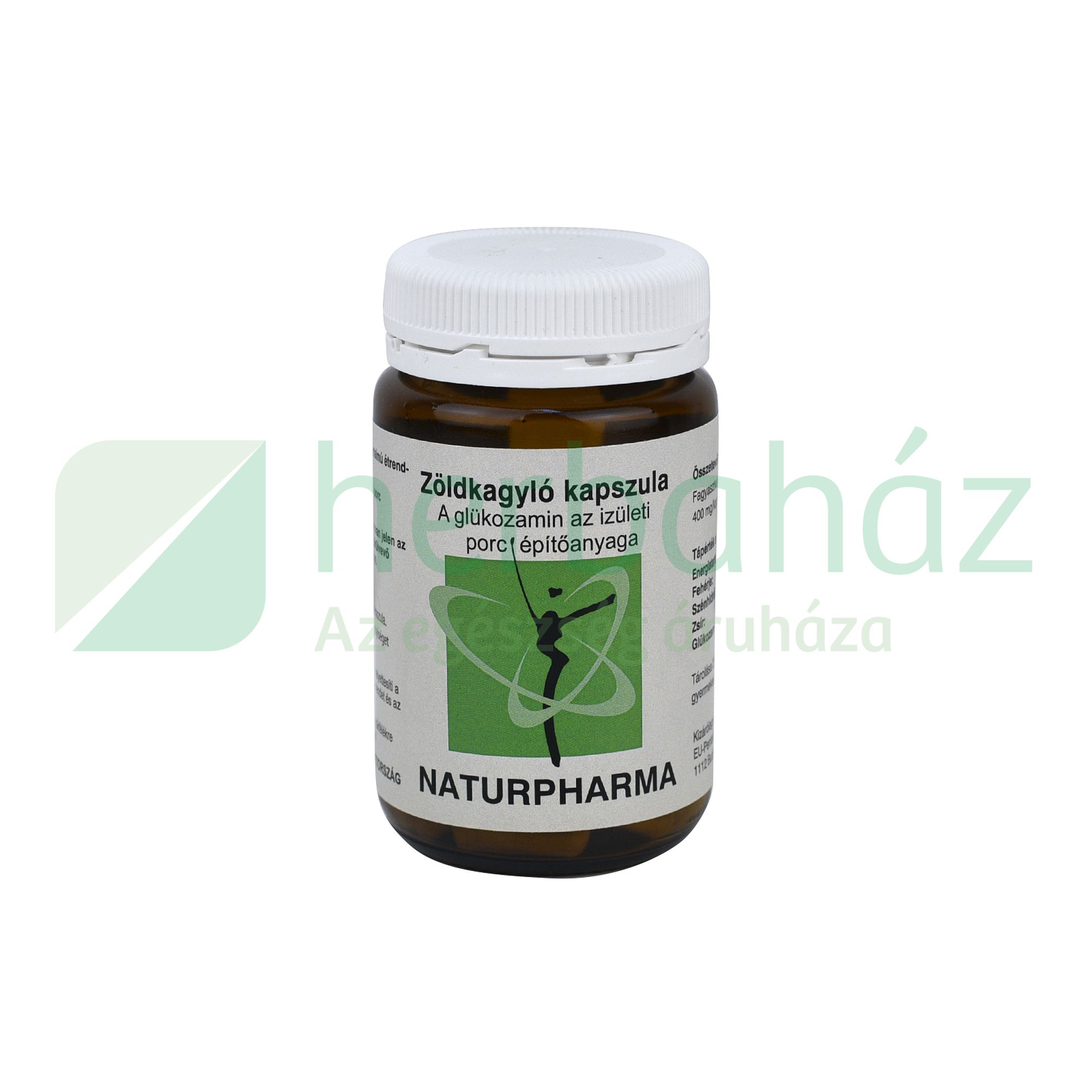 NATURPHARMA ZÖLDKAGYLÓ KAPSZULA 60DB