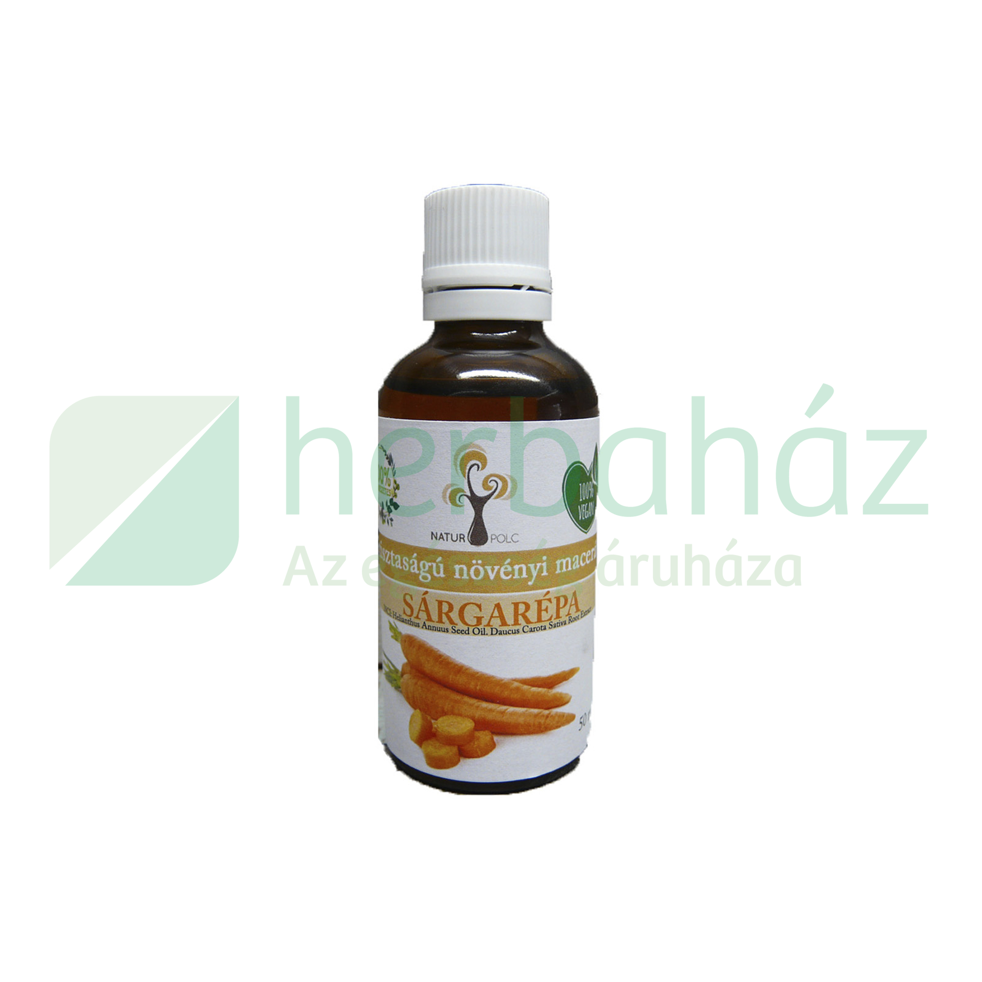 NATURPOLC 100% TISZTASÁGÚ SÁRGARÉPA OLAJ 50ML