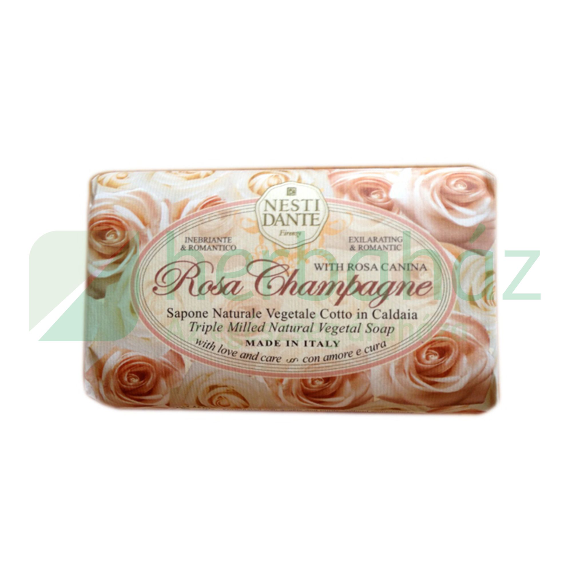 NESTI NATÚRSZAPPAN RÓZSA CHAMPAGNE 150G